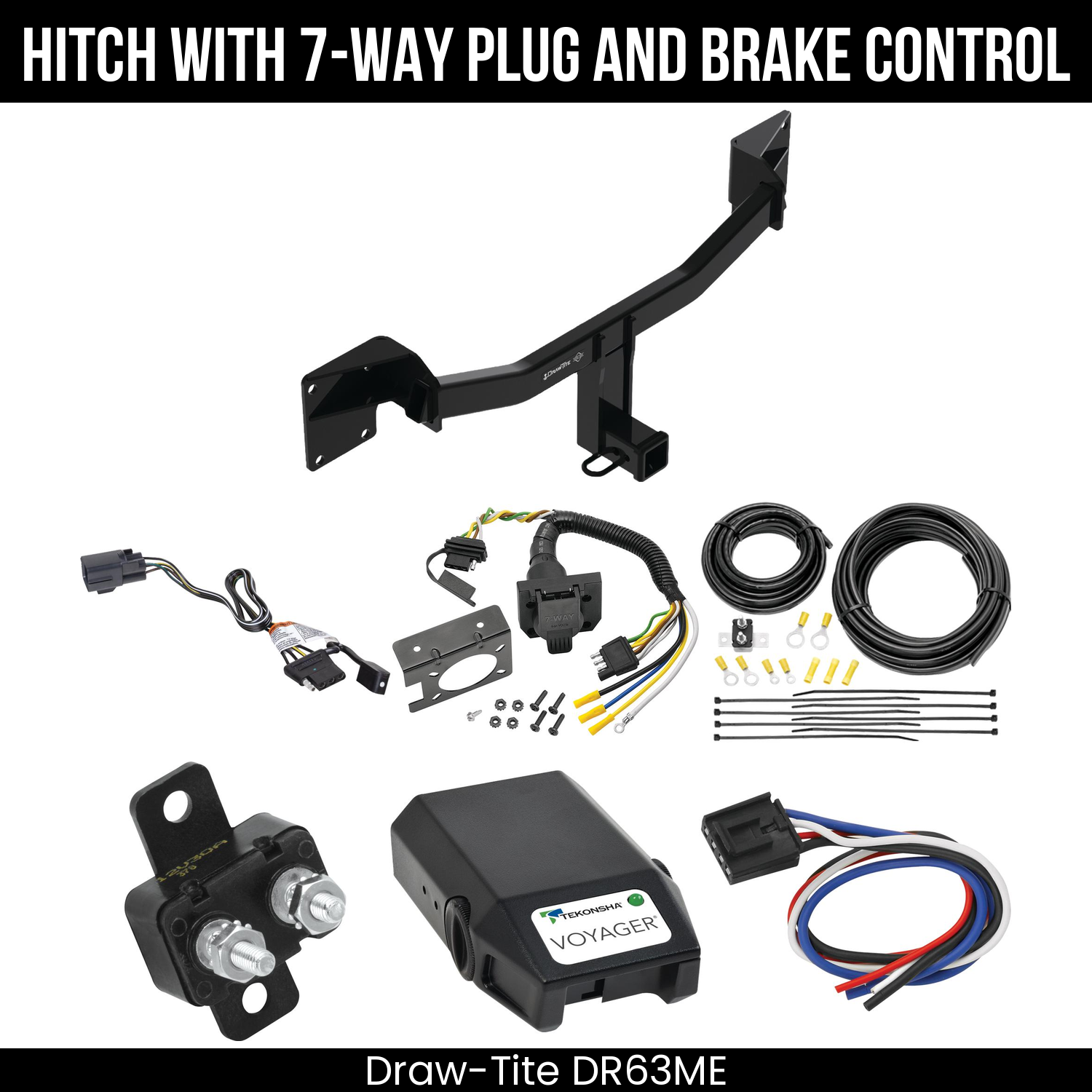 Trailer Hitch , 7-Way , Tekonsha Voyager Brake Control