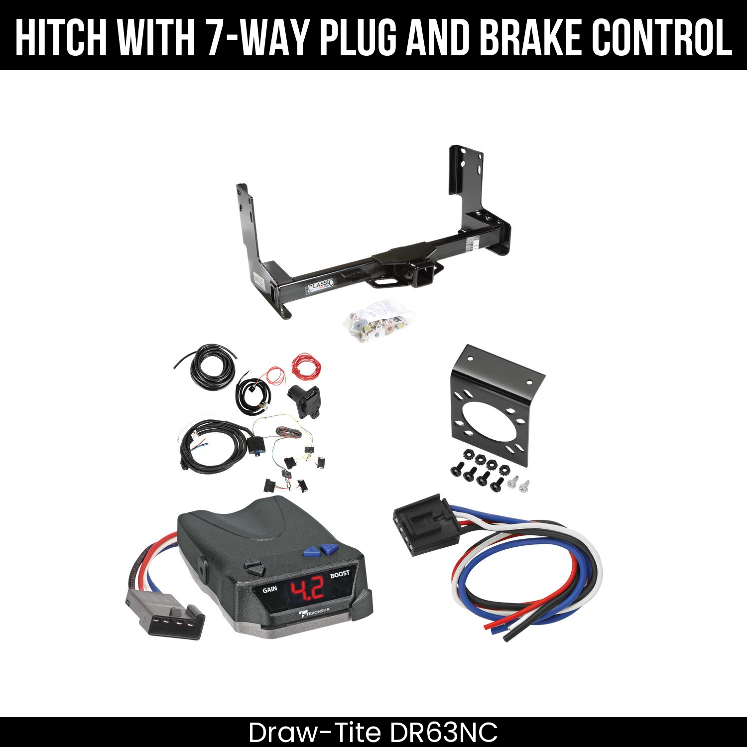 Trailer Hitch , 7-Way , Tekonsha Brake EVN Control