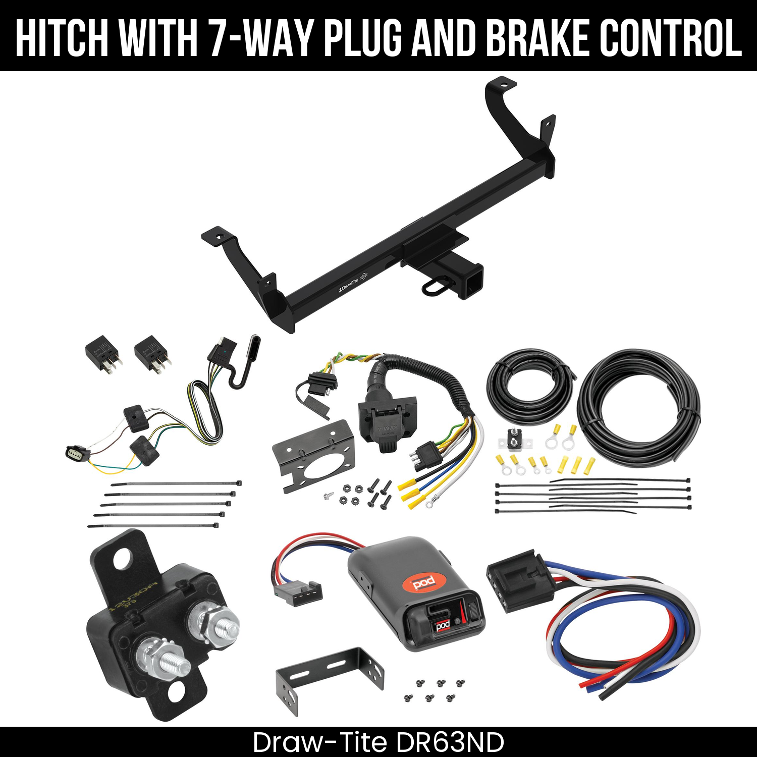 Trailer Hitch , 7-Way , Pro Series POD Brake Control