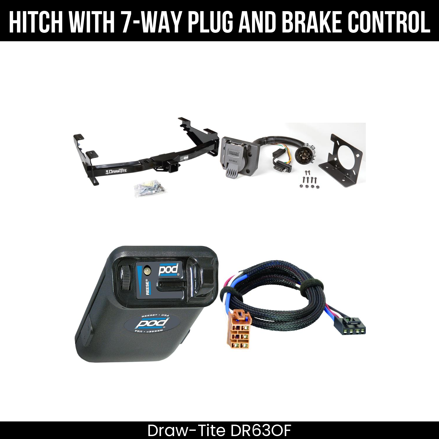 Trailer Hitch , 7-Way , Reese POD Brake Control