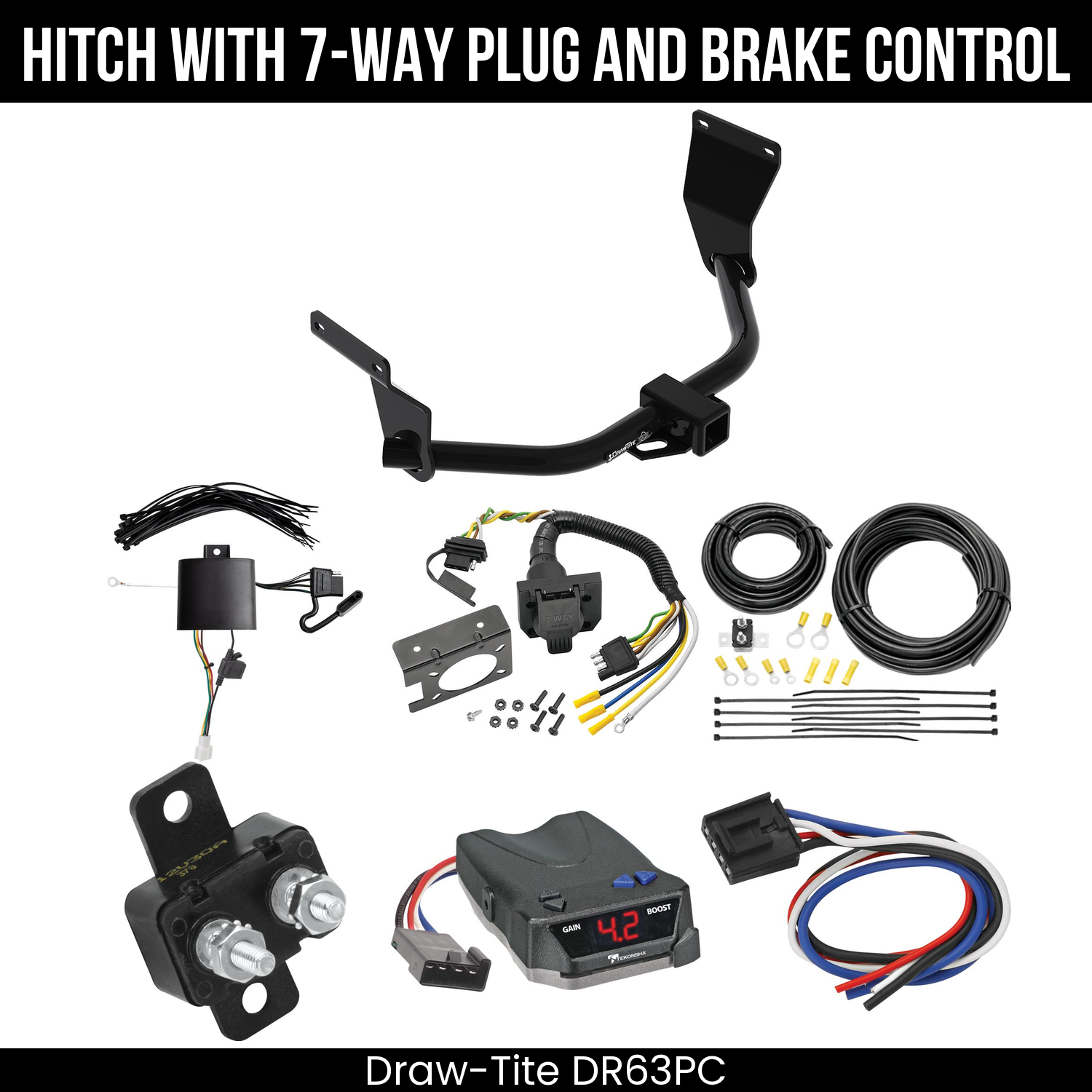 Trailer Hitch , 7-Way , Tekonsha Brake EVN Control