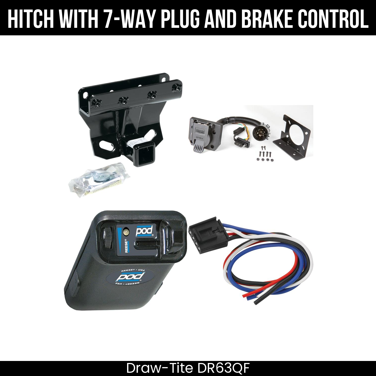 Trailer Hitch , 7-Way , Reese POD Brake Control