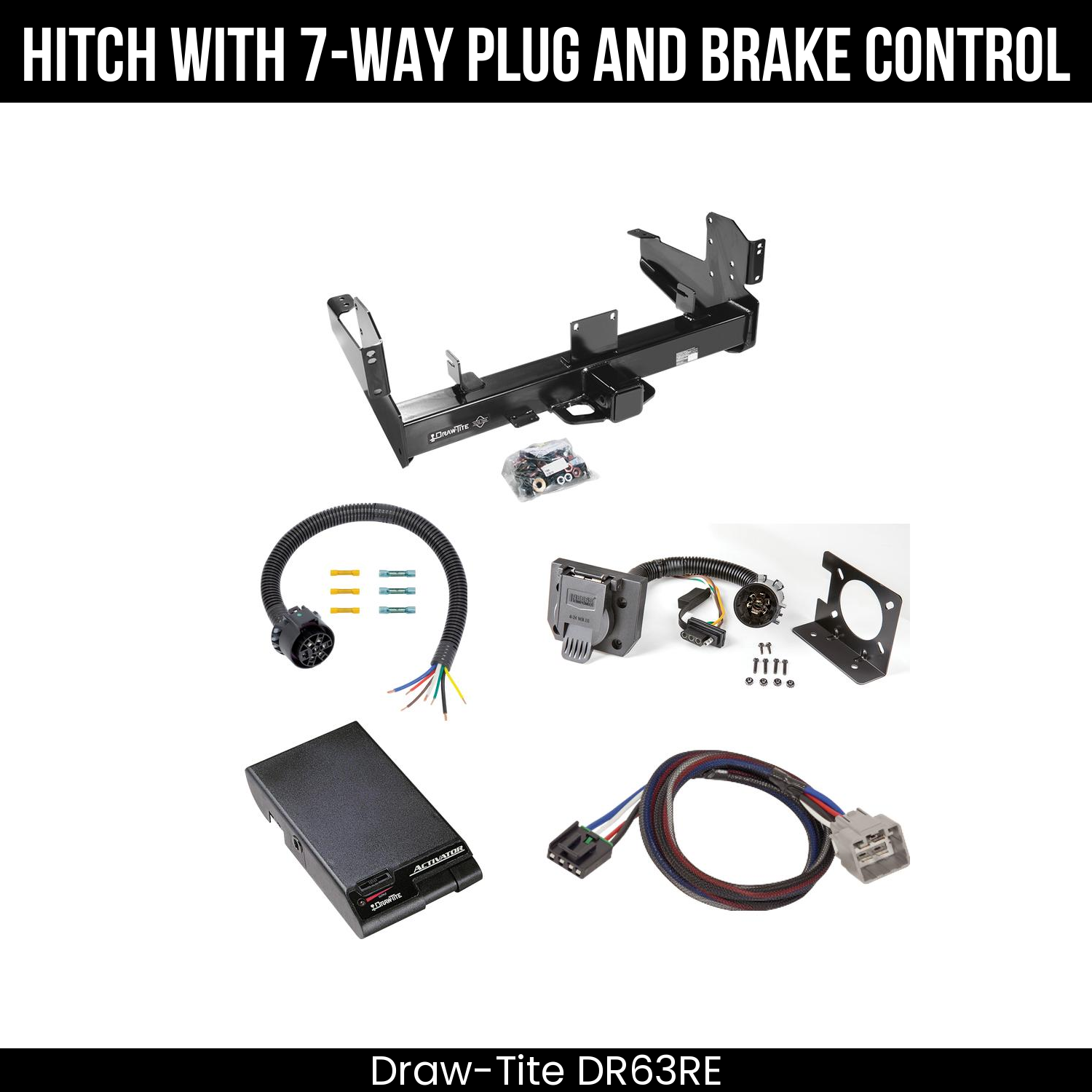 Trailer Hitch , 7-Way , Draw-Tite Activator Brake Control