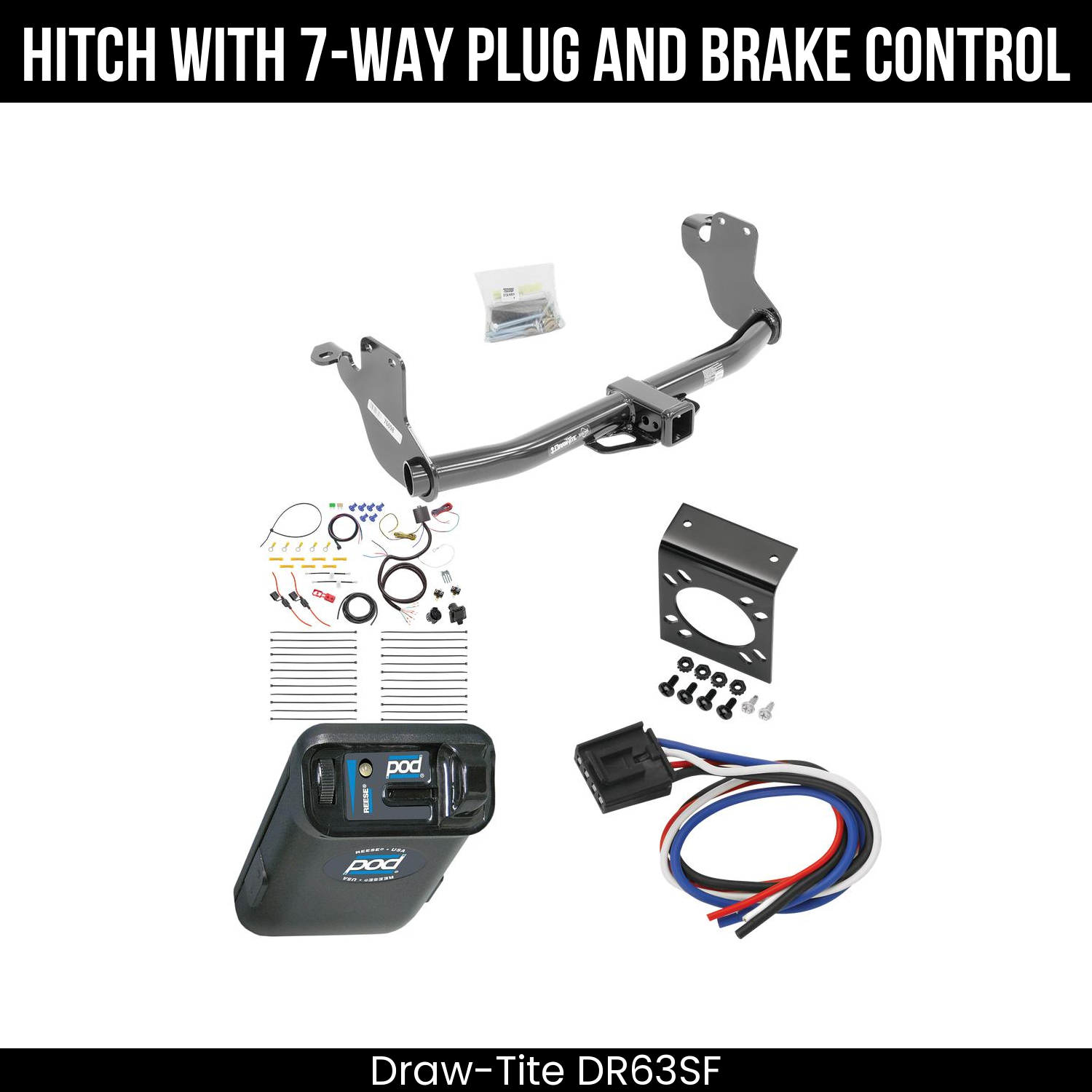 Trailer Hitch , 7-Way , Reese POD Brake Control