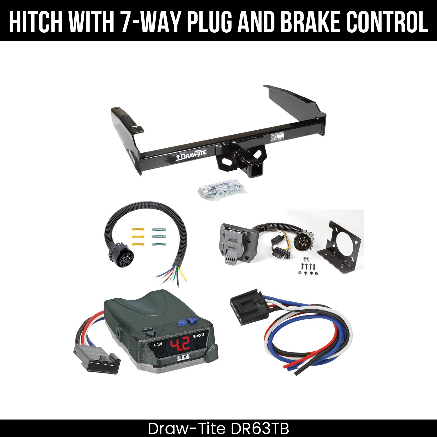 Trailer Hitch , 7-Way , Reese Brake EVN Control