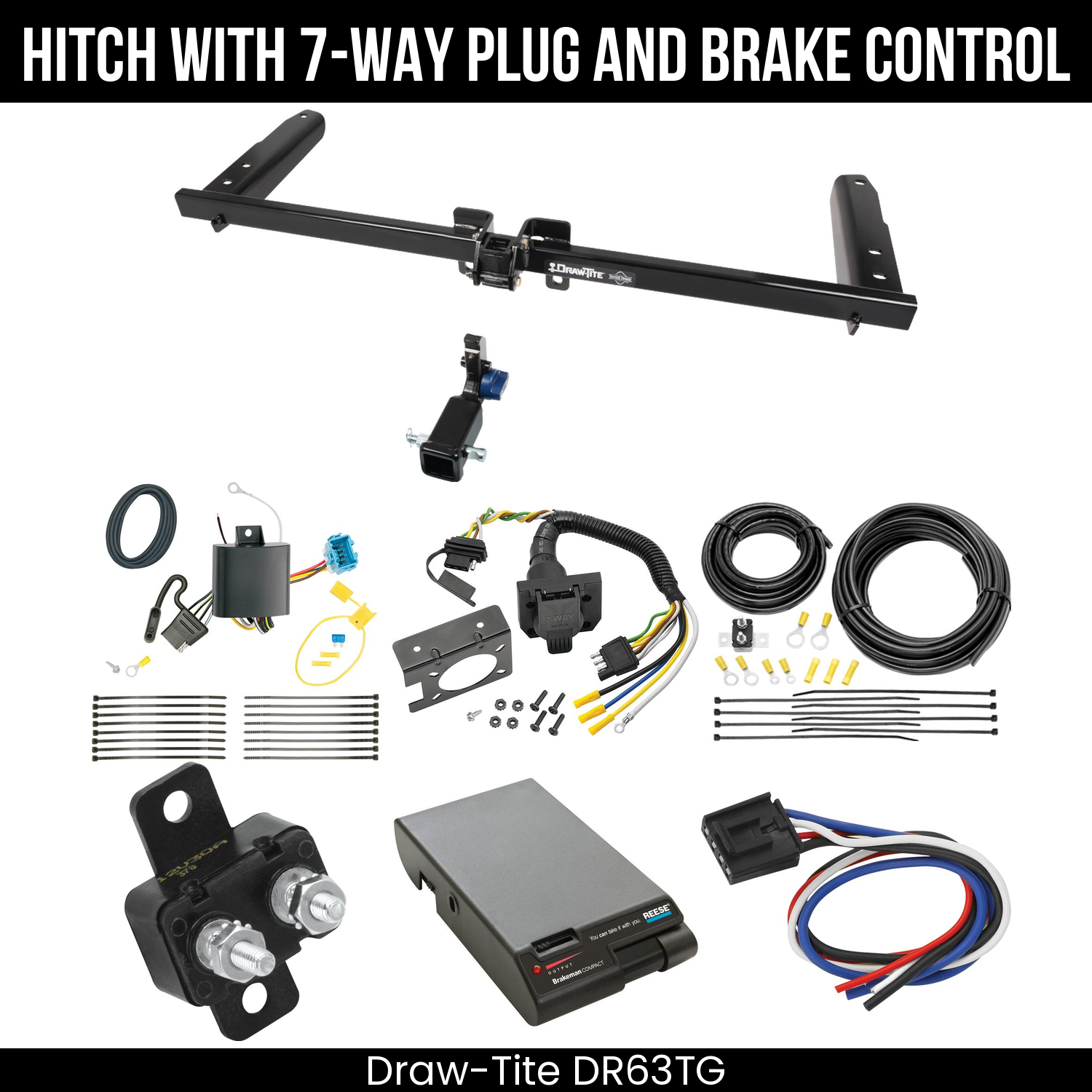 Trailer Hitch , 7-Way , Reese Brakeman Brake Control