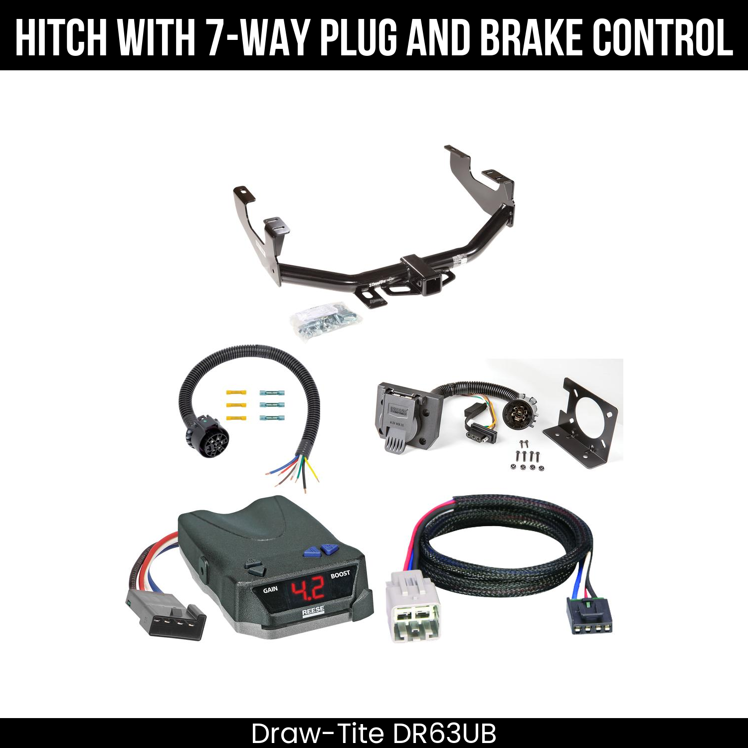 Trailer Hitch , 7-Way , Reese Brake EVN Control