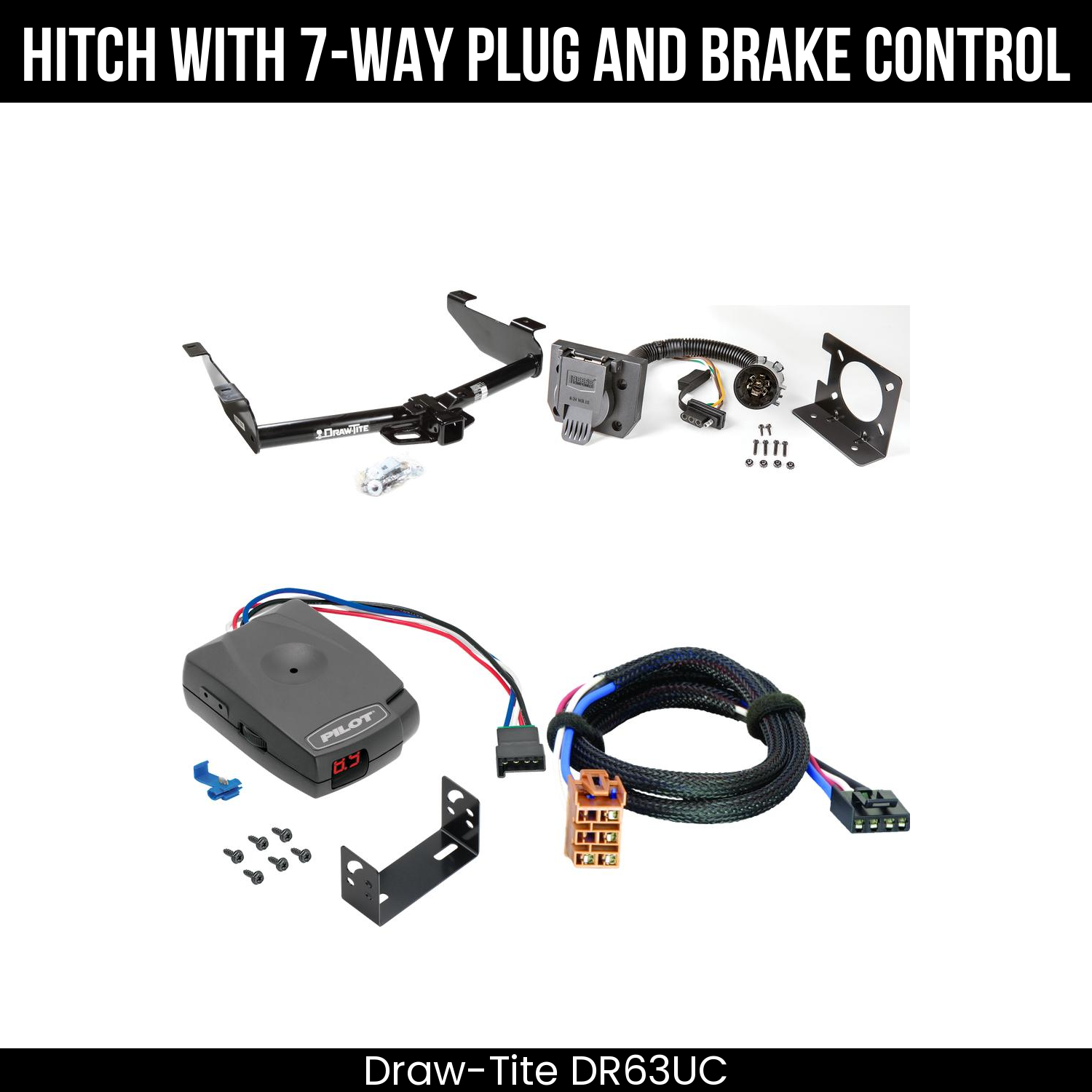 Trailer Hitch , 7-Way , Pro Series Pilot Brake Control