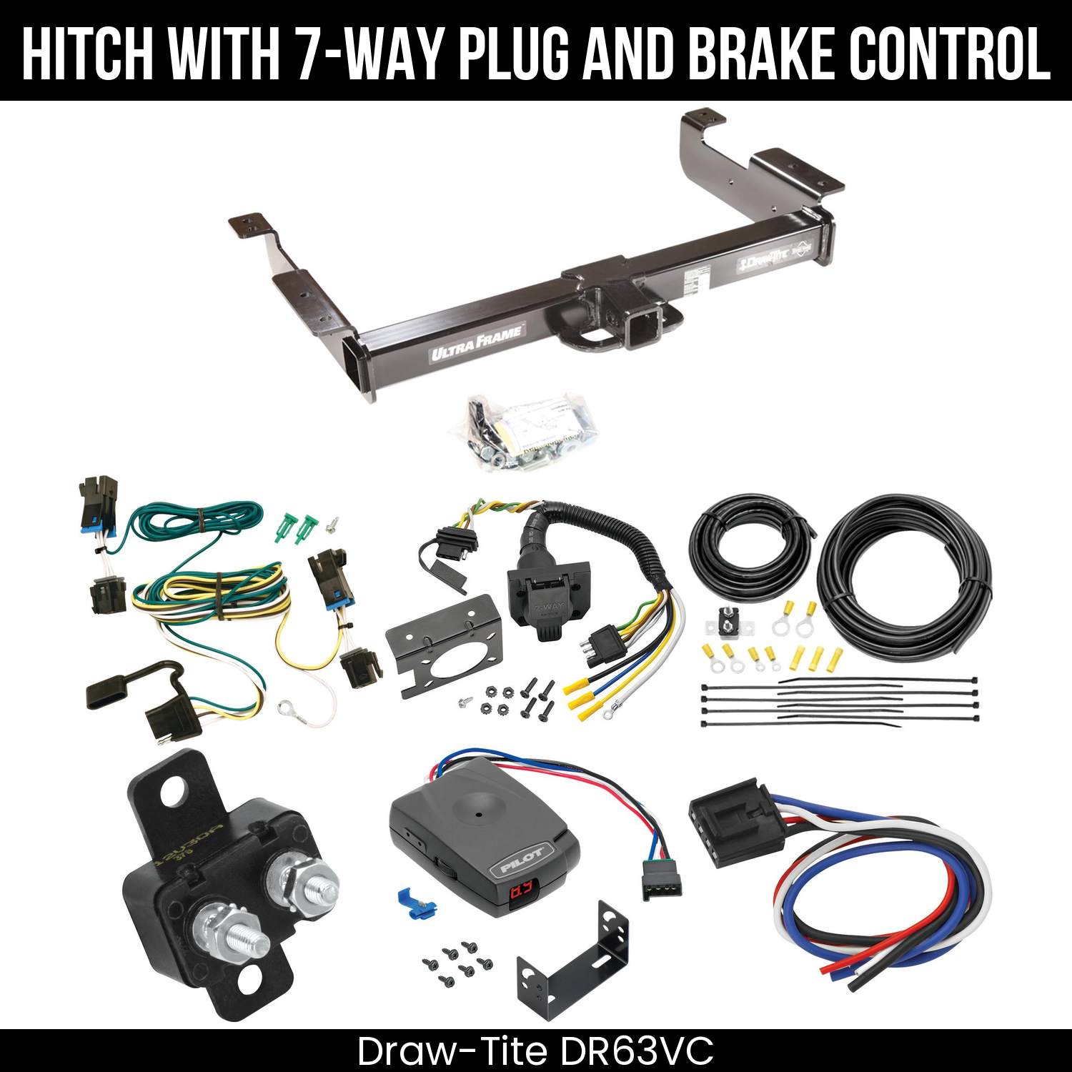 Trailer Hitch , 7-Way , Pro Series Pilot Brake Control
