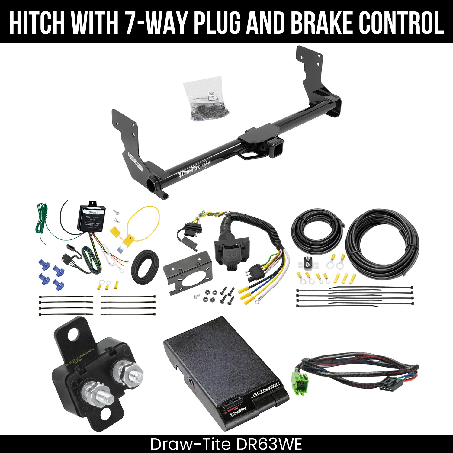Trailer Hitch , 7-Way , Draw-Tite Activator Brake Control