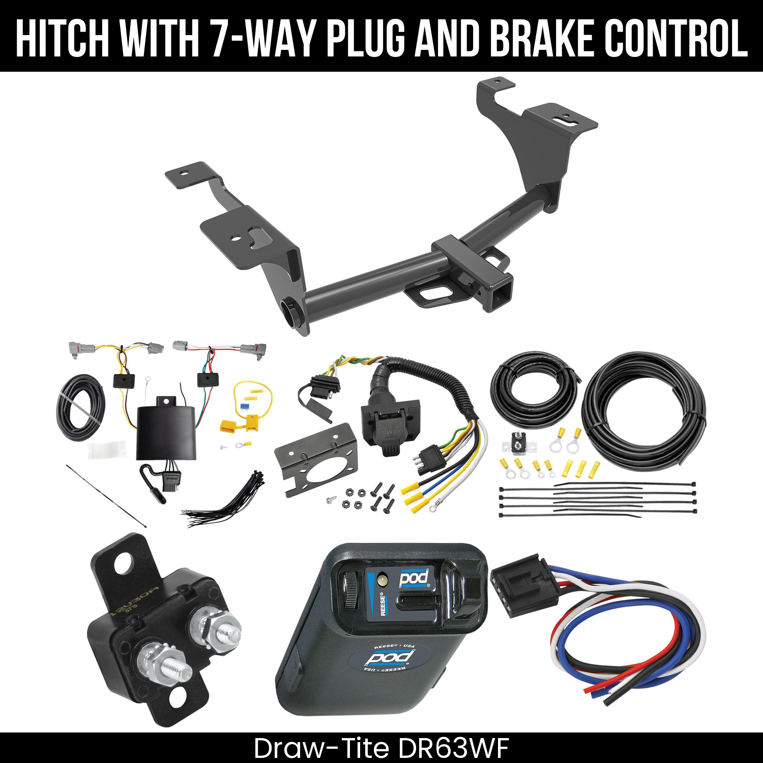 Trailer Hitch , 7-Way , Reese POD Brake Control