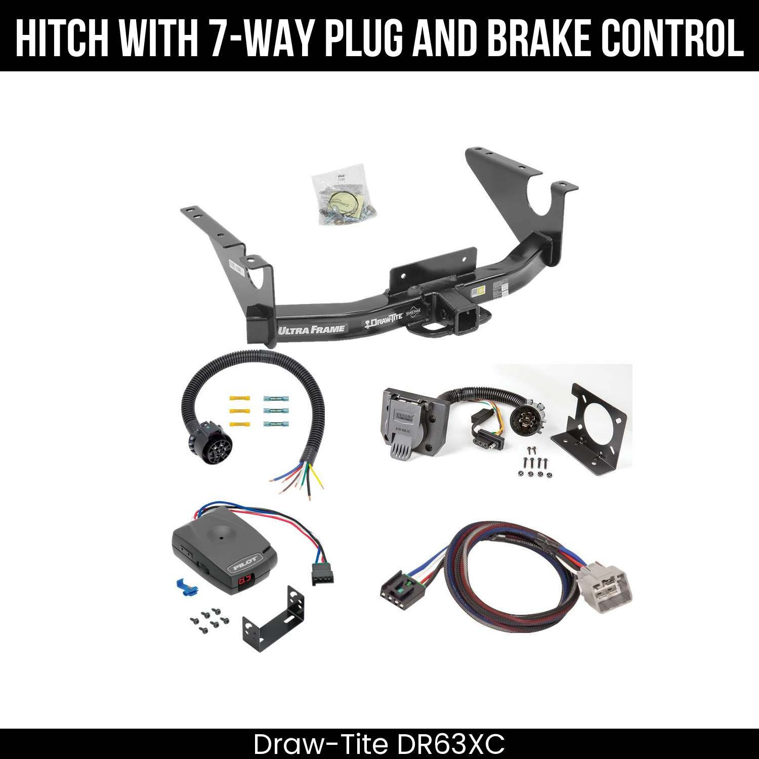 Trailer Hitch , 7-Way , Pro Series Pilot Brake Control