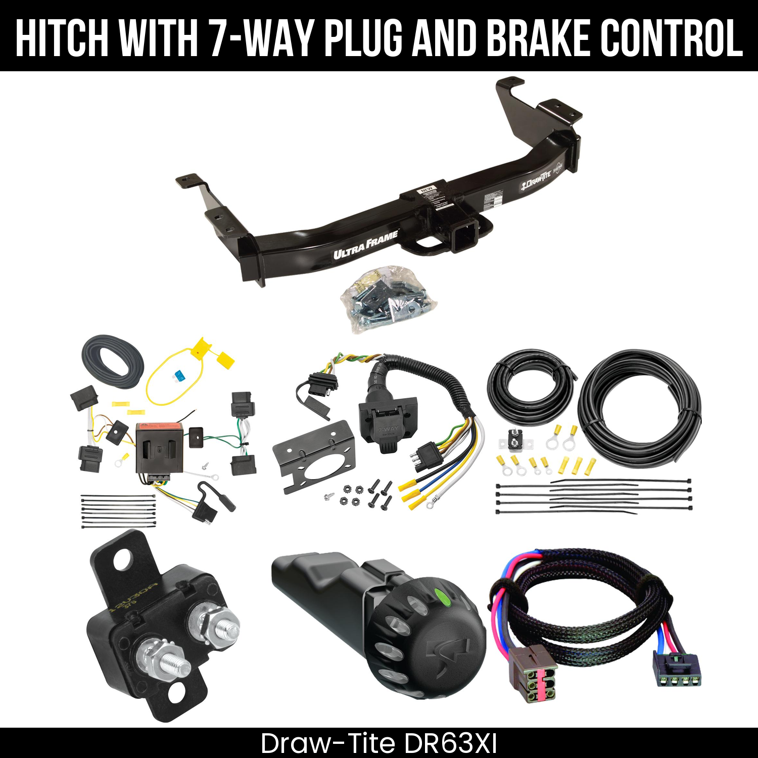 Trailer Hitch , 7-Way , Tekonsha Voyager iD Smart Brake Control