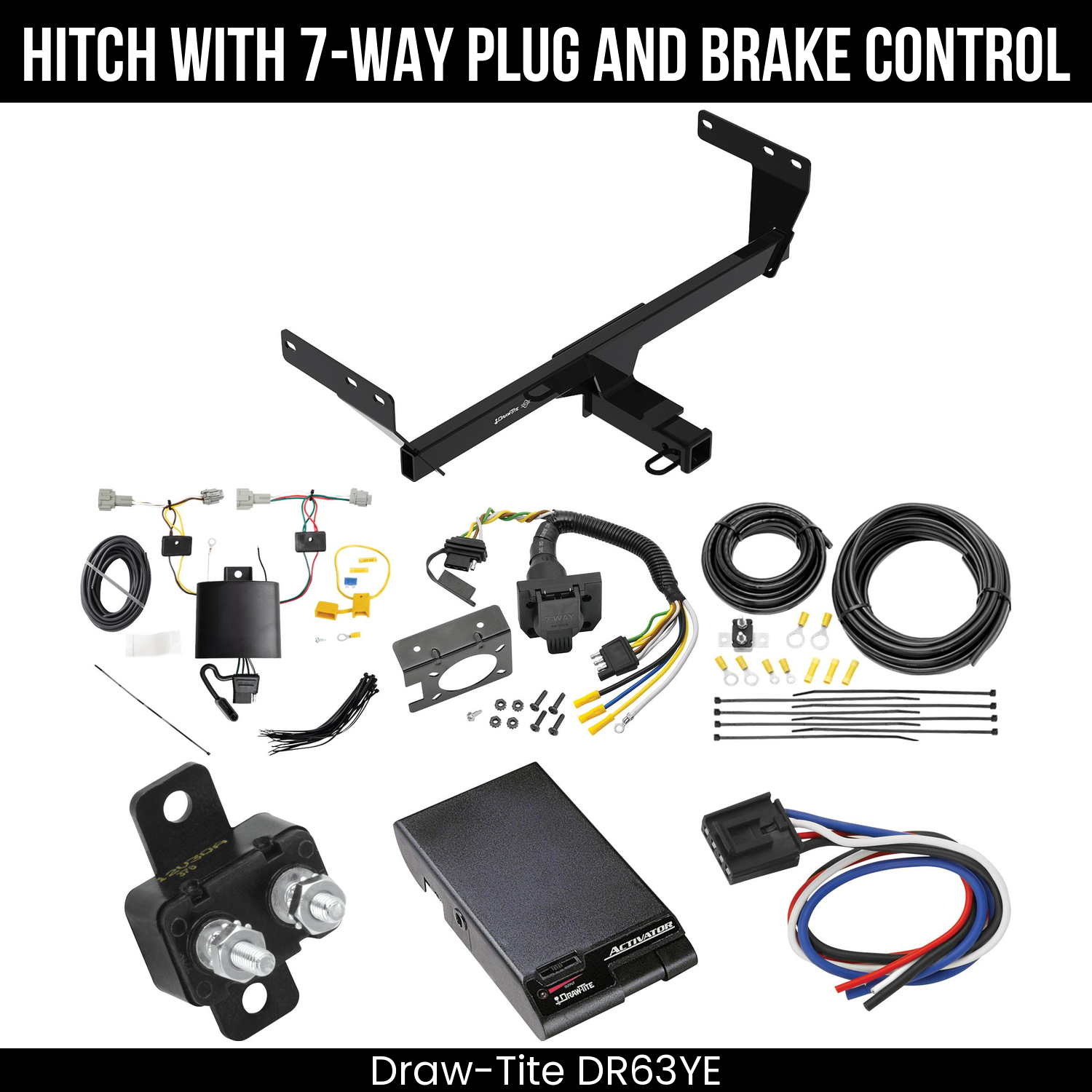 Trailer Hitch , 7-Way , Draw-Tite Activator Brake Control