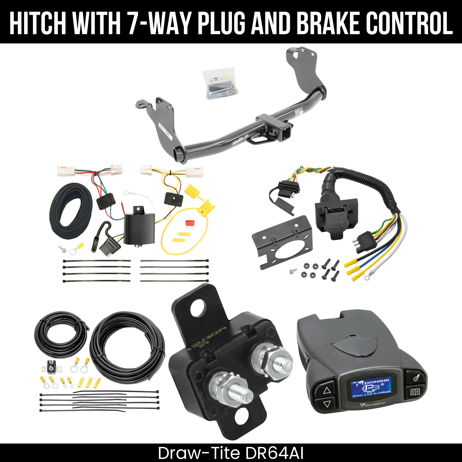 Trailer Hitch , 7-Way , Tekonsha Prodigy P3 Brake Control