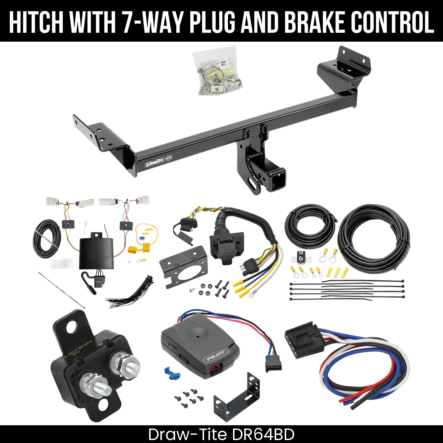 Trailer Hitch , 7-Way , Pro Series Pilot Brake Control
