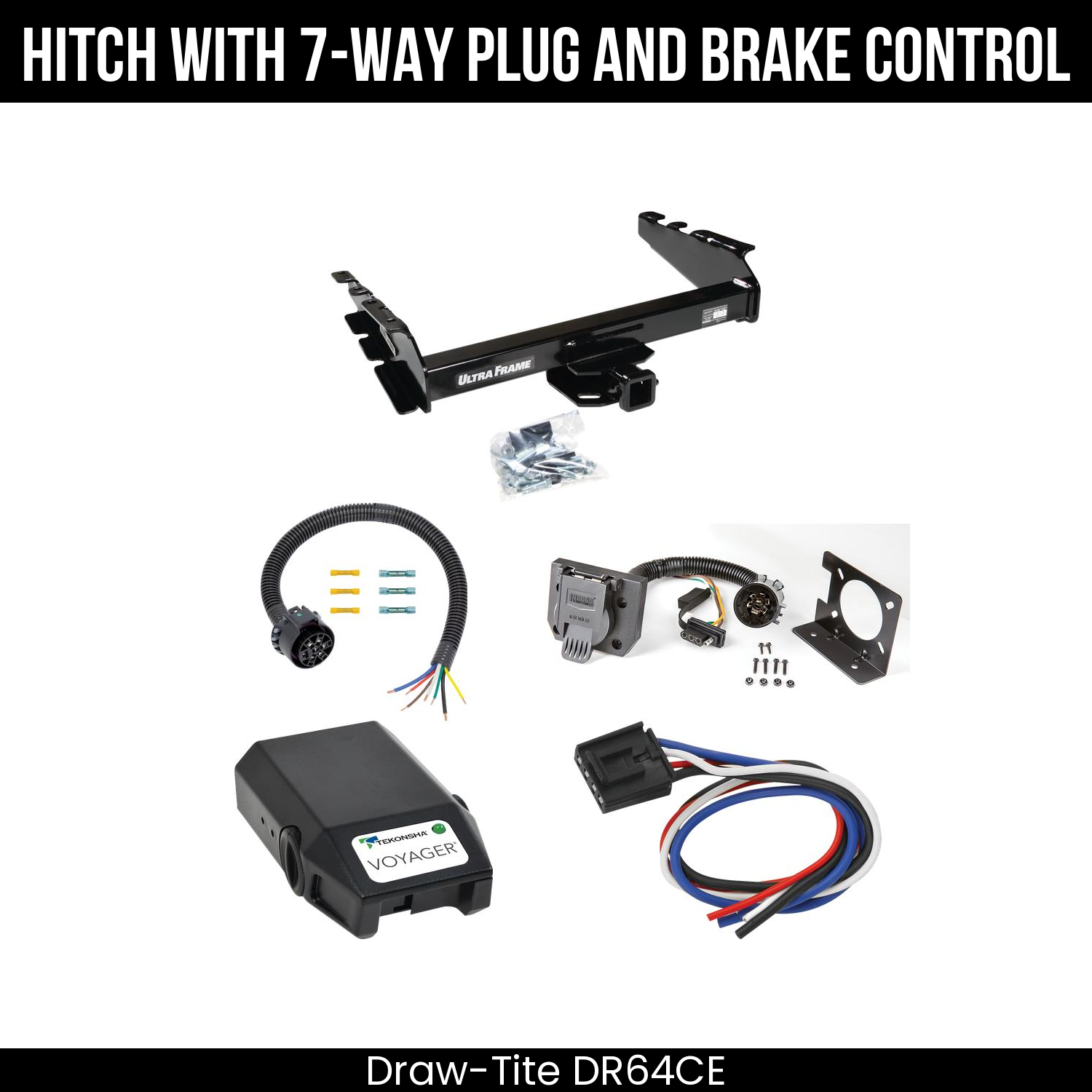 Trailer Hitch , 7-Way , Tekonsha Voyager Brake Control