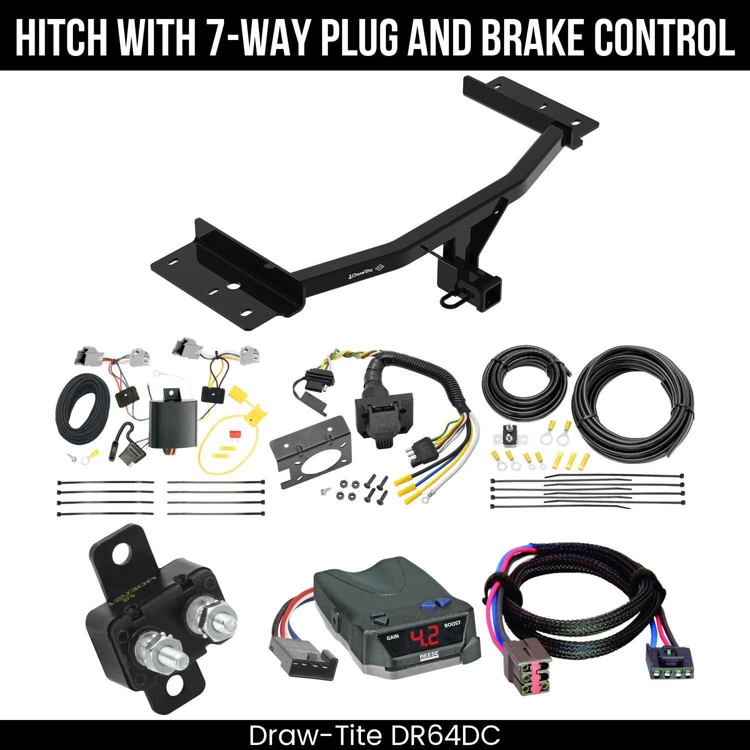 Trailer Hitch , 7-Way , Reese Brake EVN Control