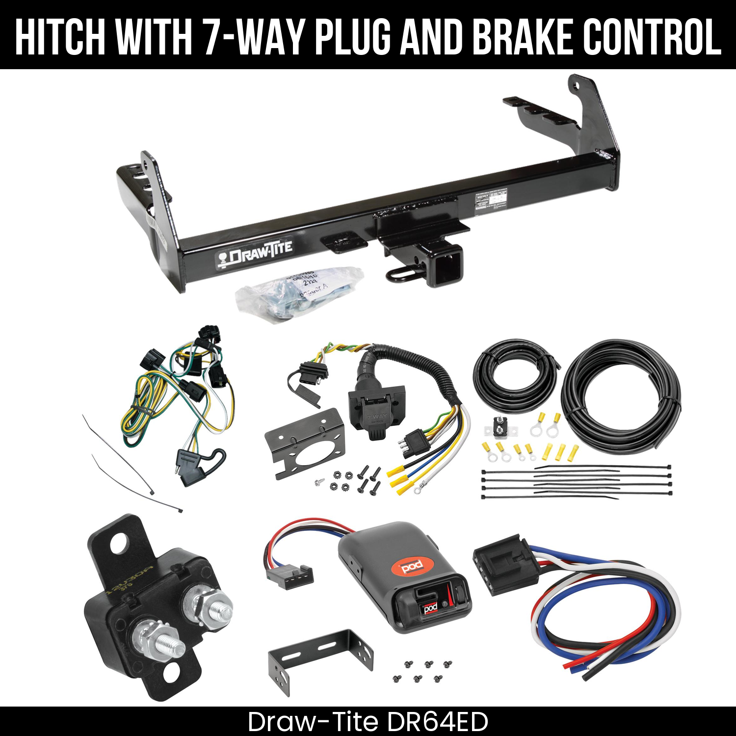 Trailer Hitch , 7-Way , Pro Series POD Brake Control