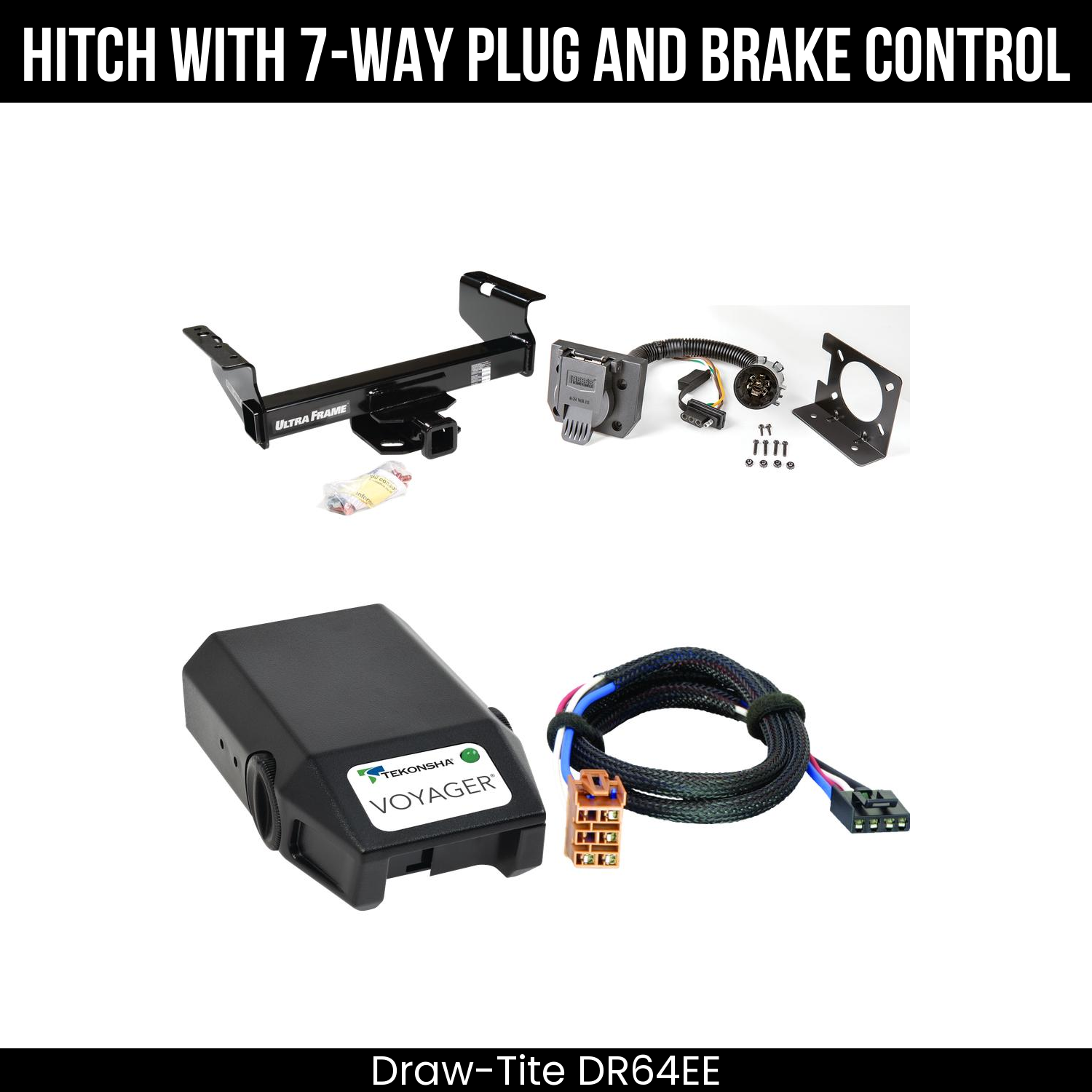 Trailer Hitch , 7-Way , Tekonsha Voyager Brake Control