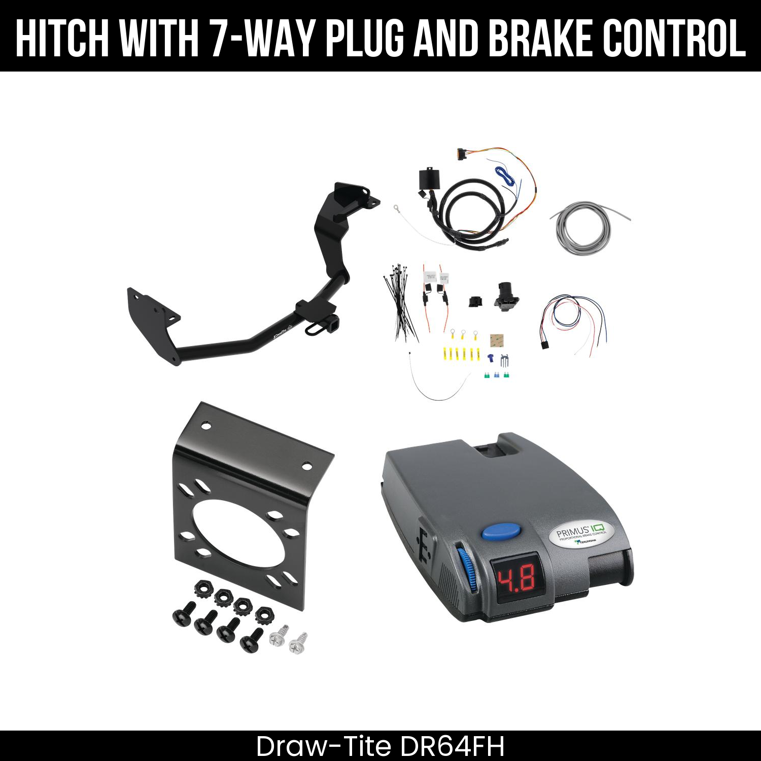 Trailer Hitch , 7-Way , Tekonsha Primus IQ Brake Control