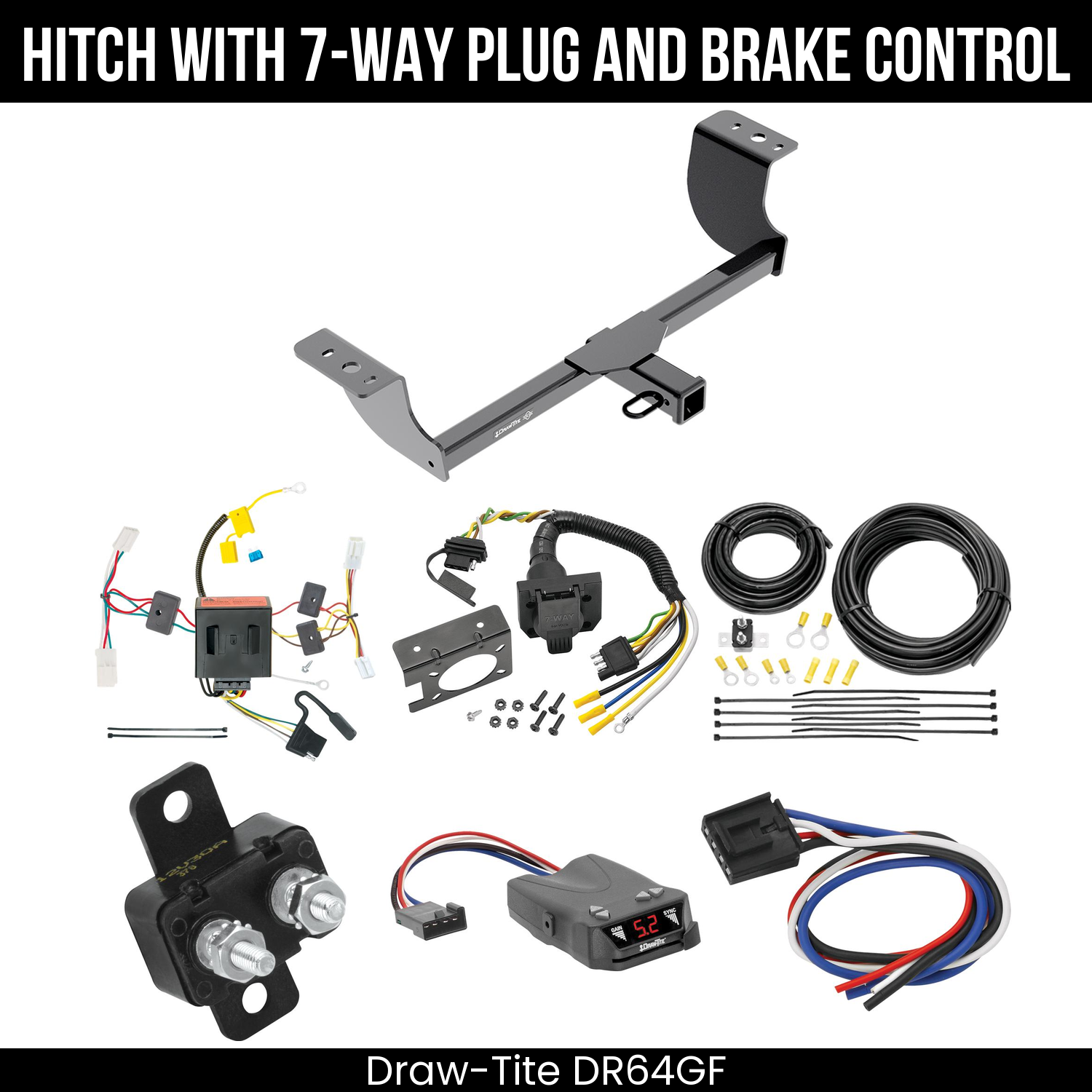 Trailer Hitch , 7-Way , Draw-Tite Activator IV Brake Control