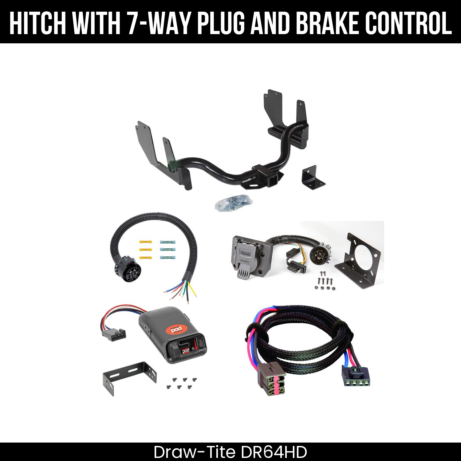 Trailer Hitch , 7-Way , Pro Series POD Brake Control