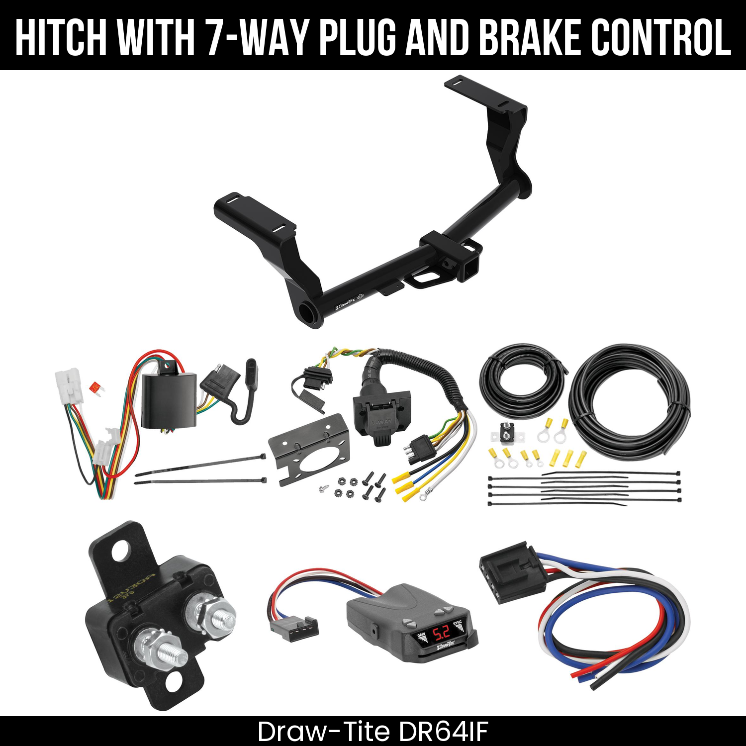 Trailer Hitch , 7-Way , Draw-Tite Activator IV Brake Control