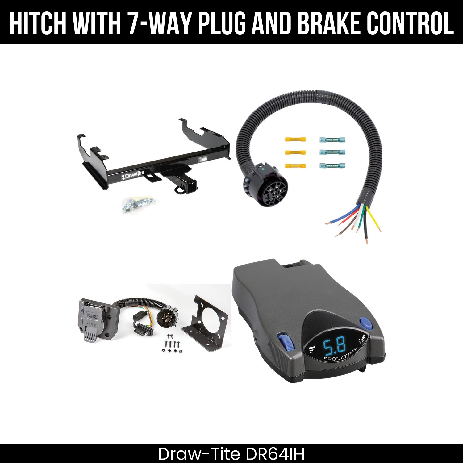 Trailer Hitch , 7-Way , Tekonsha Prodigy P2 Brake Control