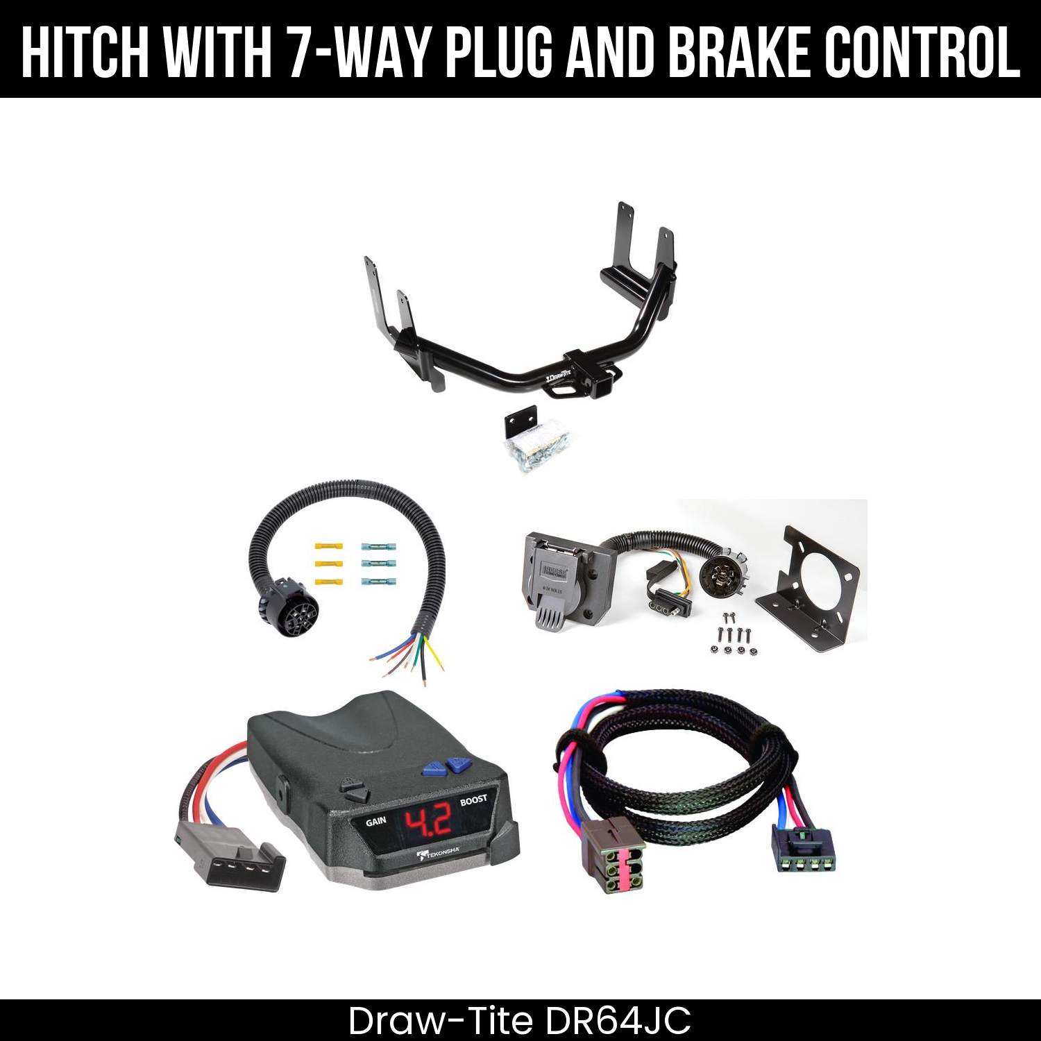 Trailer Hitch , 7-Way , Tekonsha Brake EVN Control