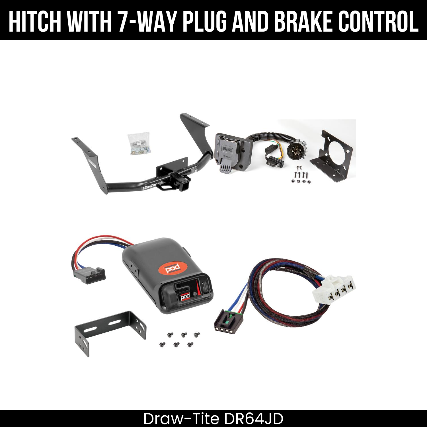 Trailer Hitch , 7-Way , Pro Series POD Brake Control