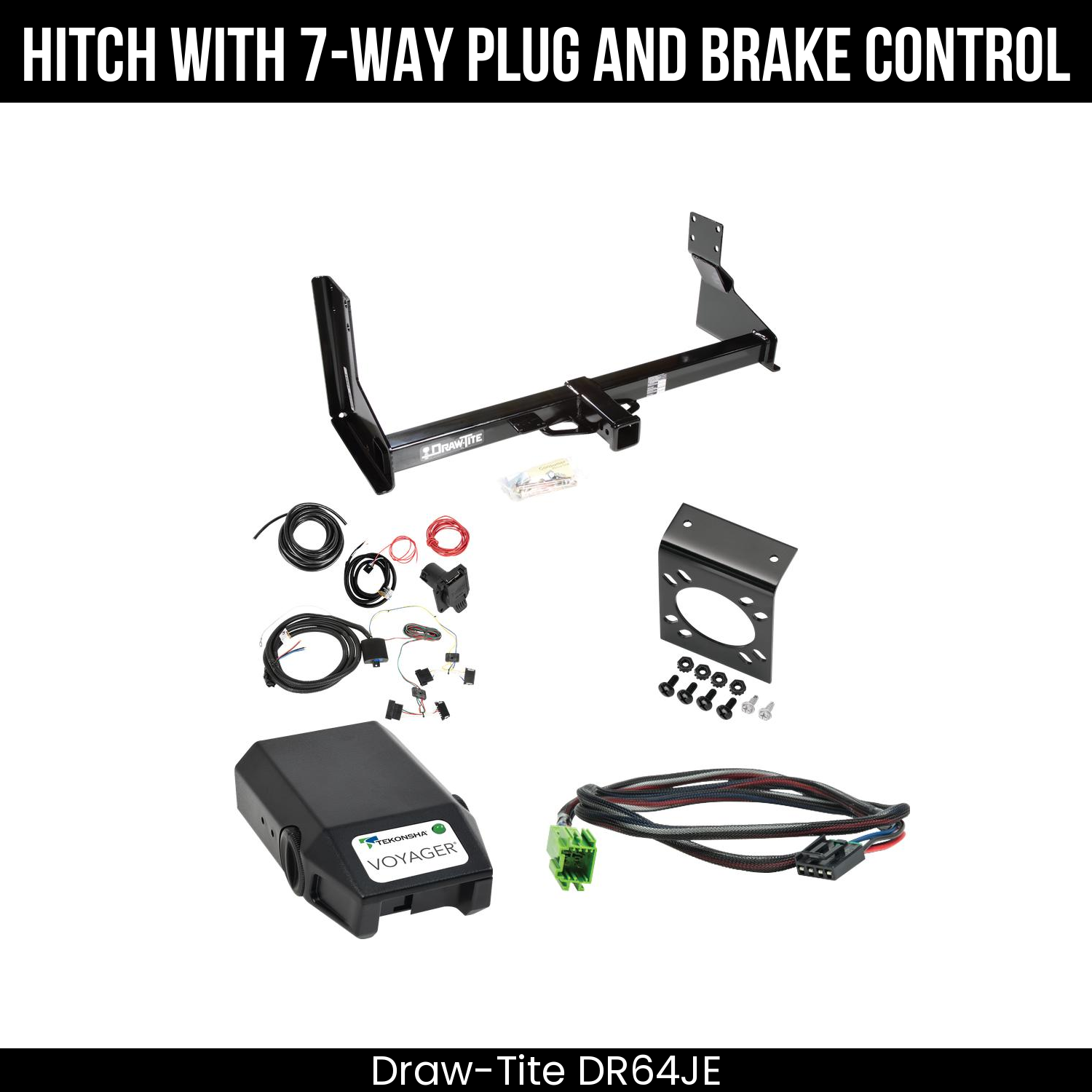 Trailer Hitch , 7-Way , Tekonsha Voyager Brake Control