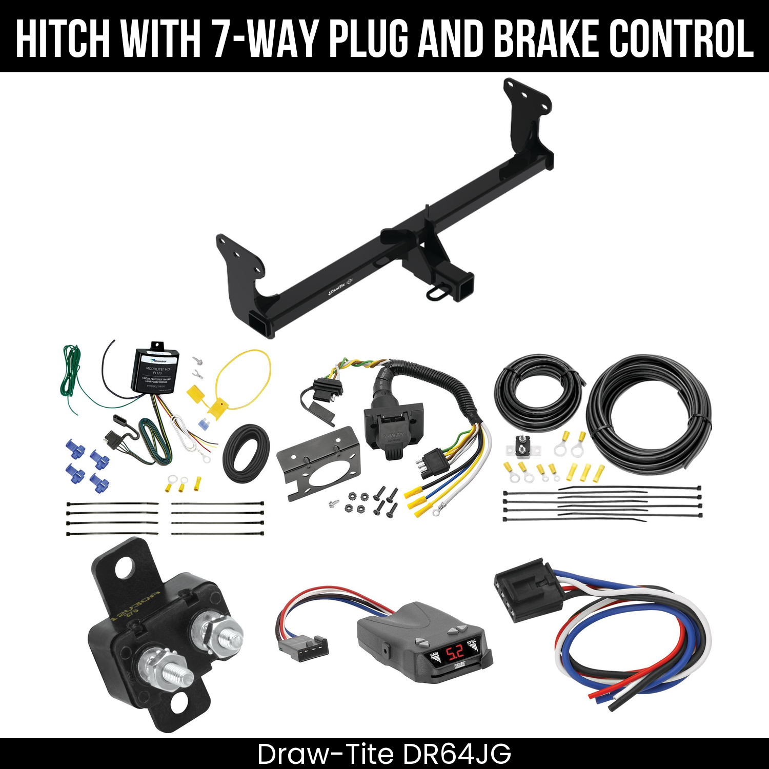 Trailer Hitch , 7-Way , Reese Brakeman IV Brake Control