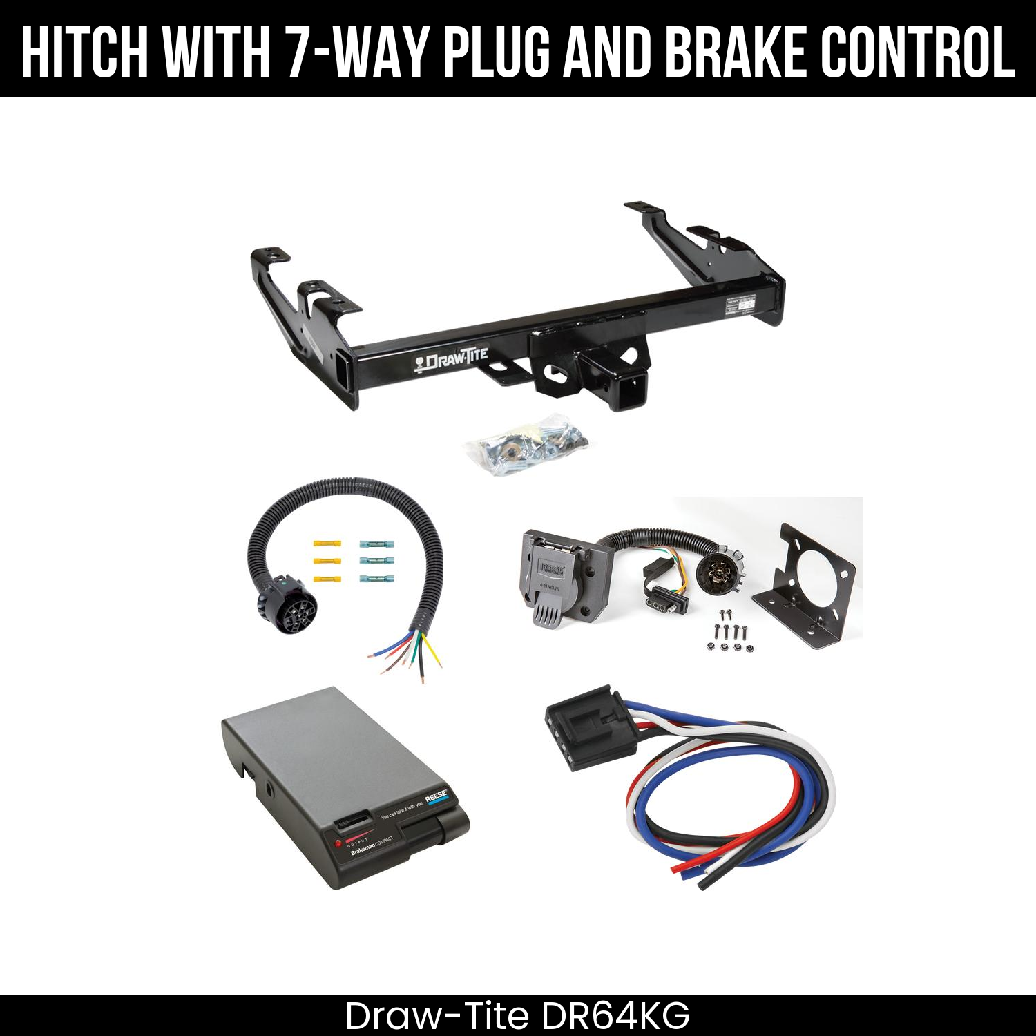 Trailer Hitch , 7-Way , Reese Brakeman Brake Control