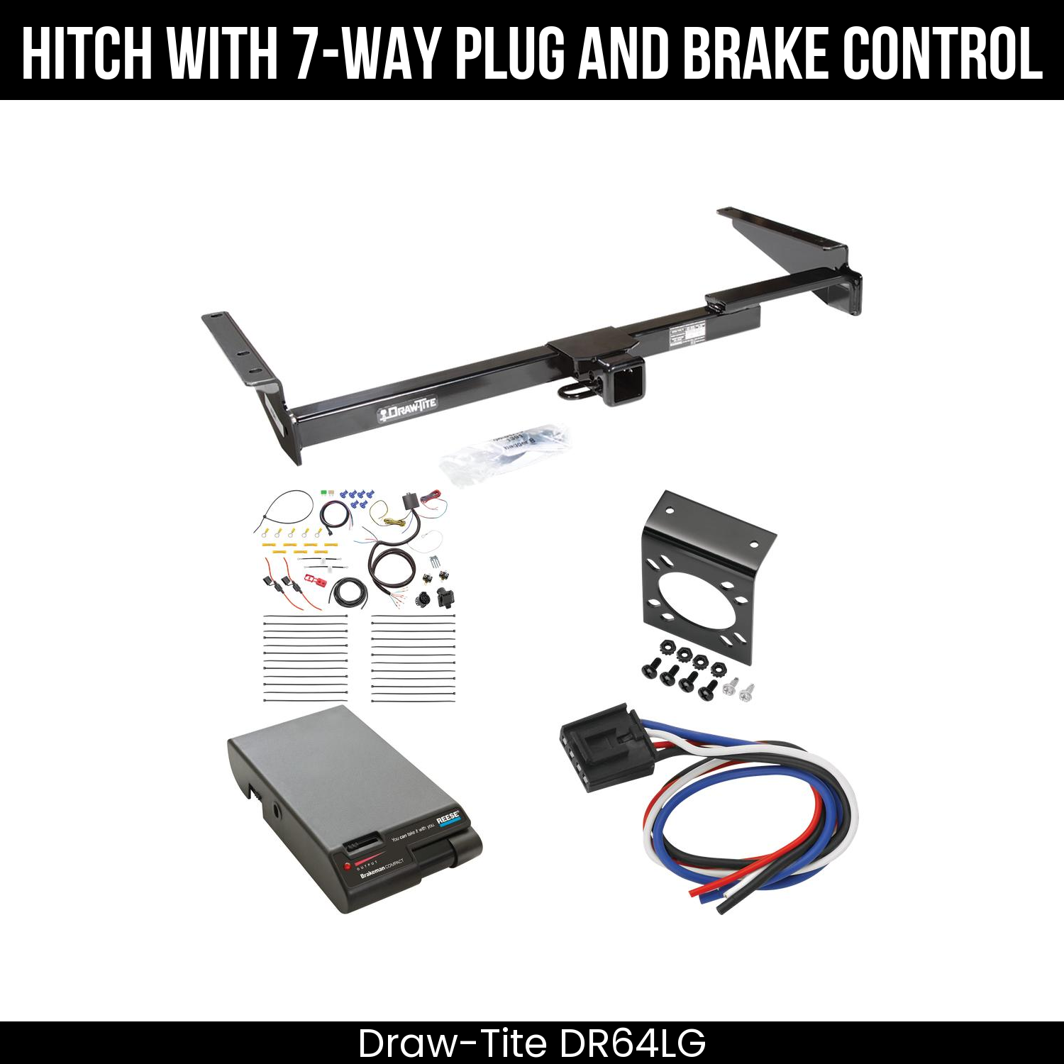 Trailer Hitch , 7-Way , Reese Brakeman Brake Control