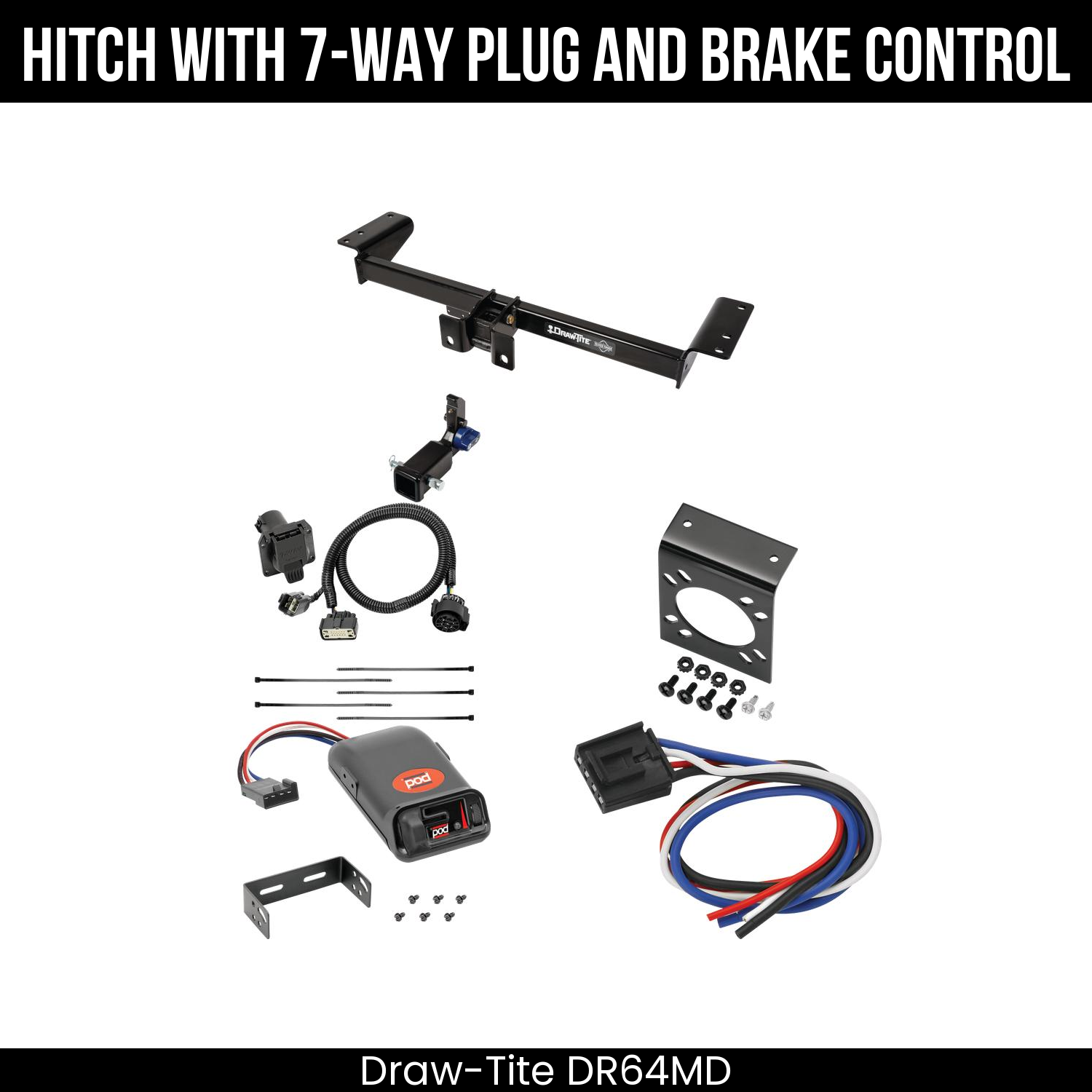 Trailer Hitch , 7-Way , Pro Series POD Brake Control