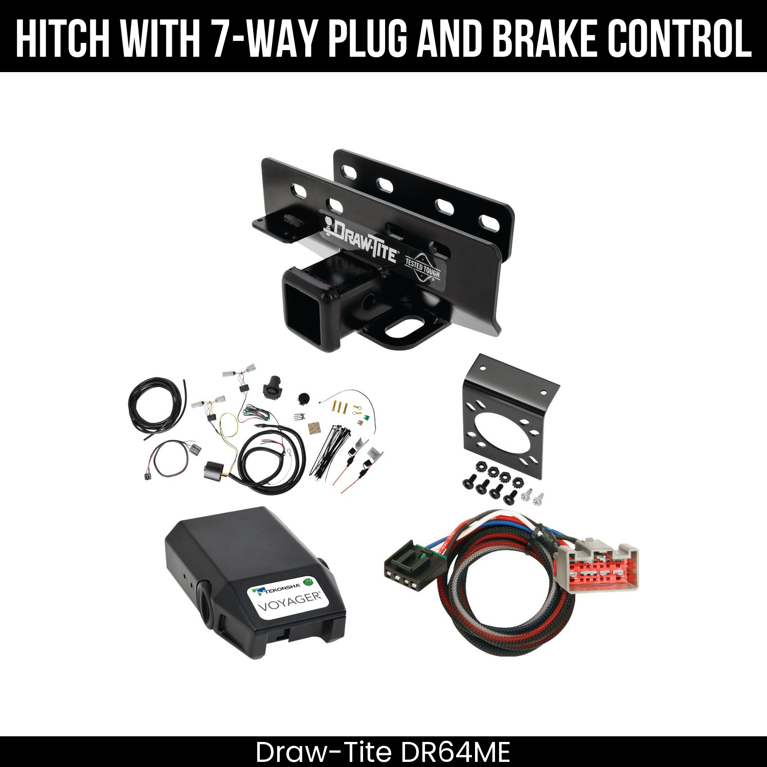 Trailer Hitch , 7-Way , Tekonsha Voyager Brake Control