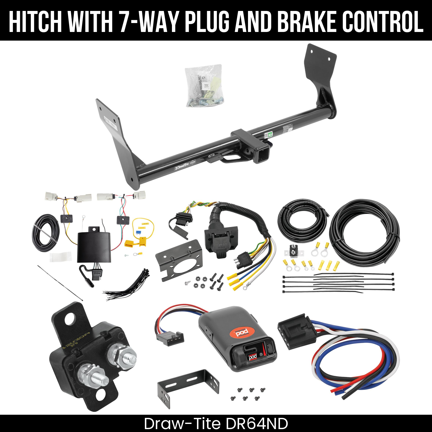 Trailer Hitch , 7-Way , Pro Series POD Brake Control