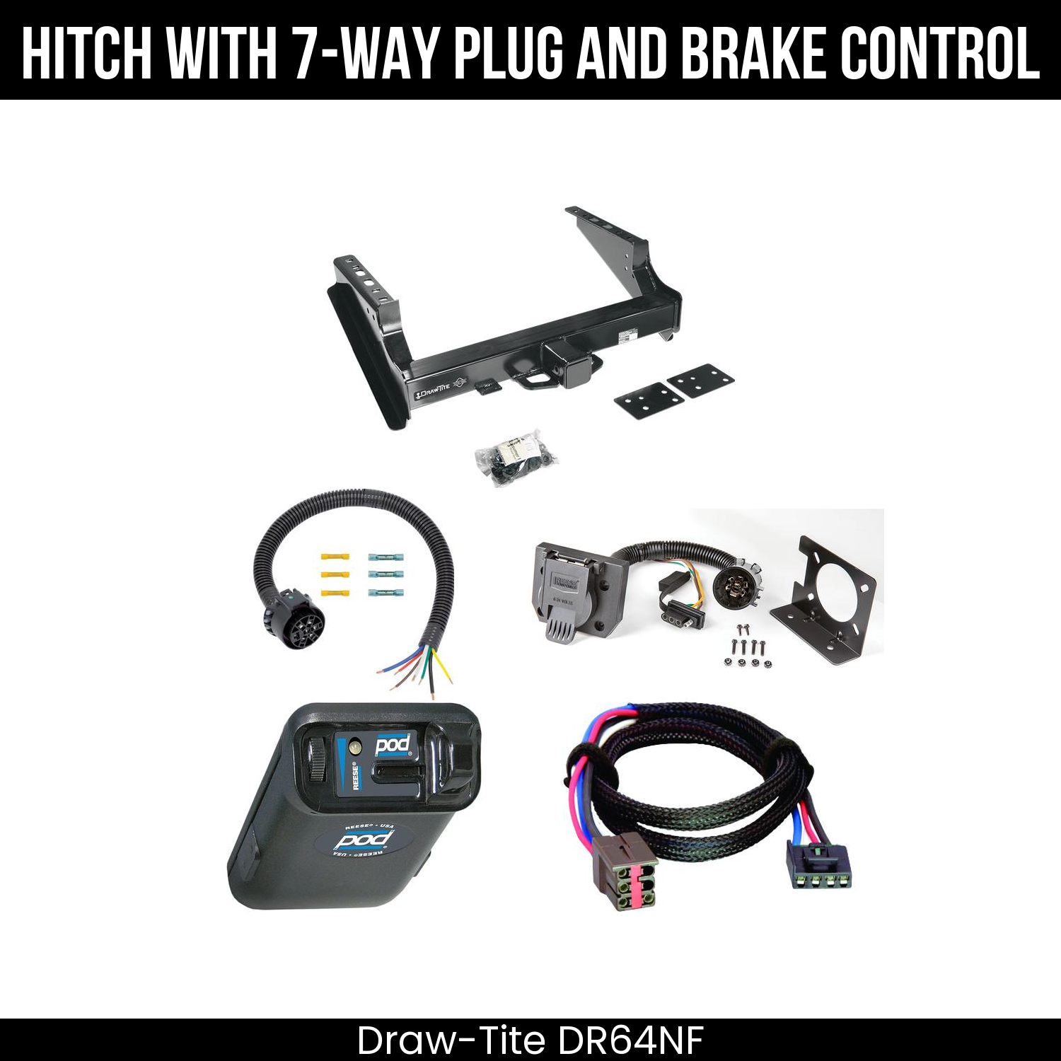 Trailer Hitch , 7-Way , Reese POD Brake Control