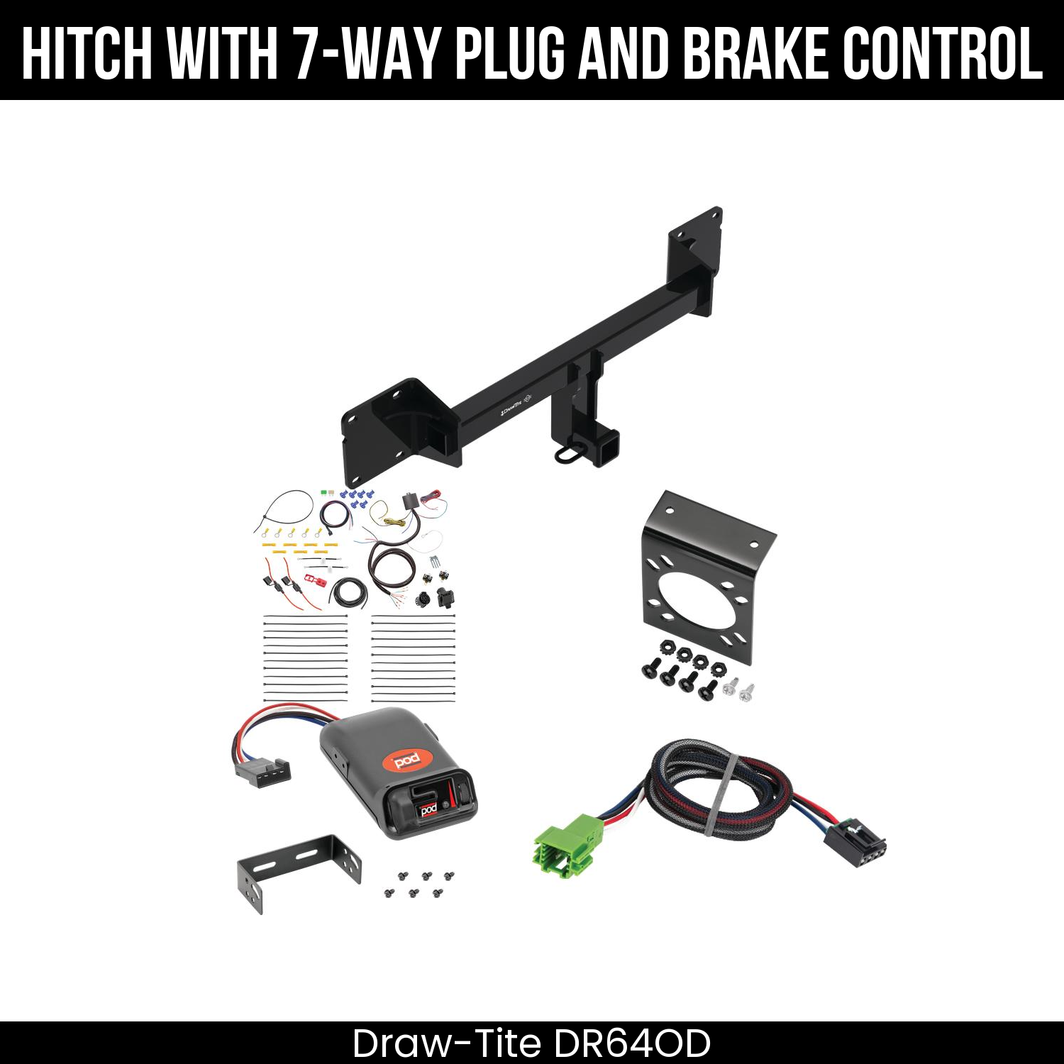Trailer Hitch , 7-Way , Pro Series POD Brake Control