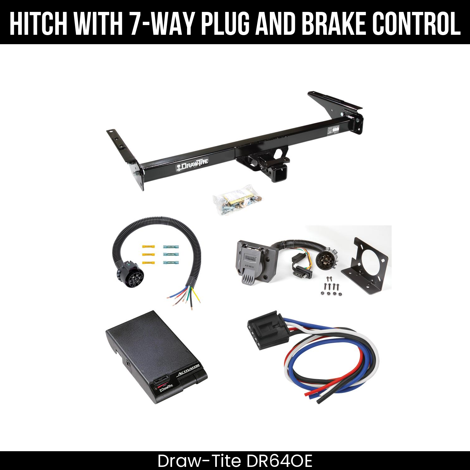 Trailer Hitch , 7-Way , Draw-Tite Activator Brake Control
