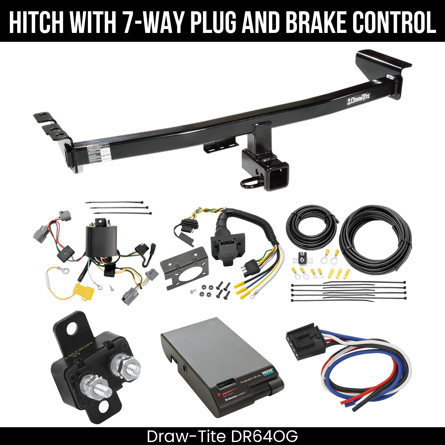 Trailer Hitch , 7-Way , Reese Brakeman Brake Control