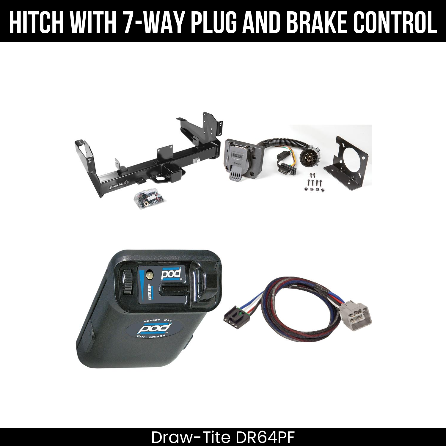 Trailer Hitch , 7-Way , Reese POD Brake Control