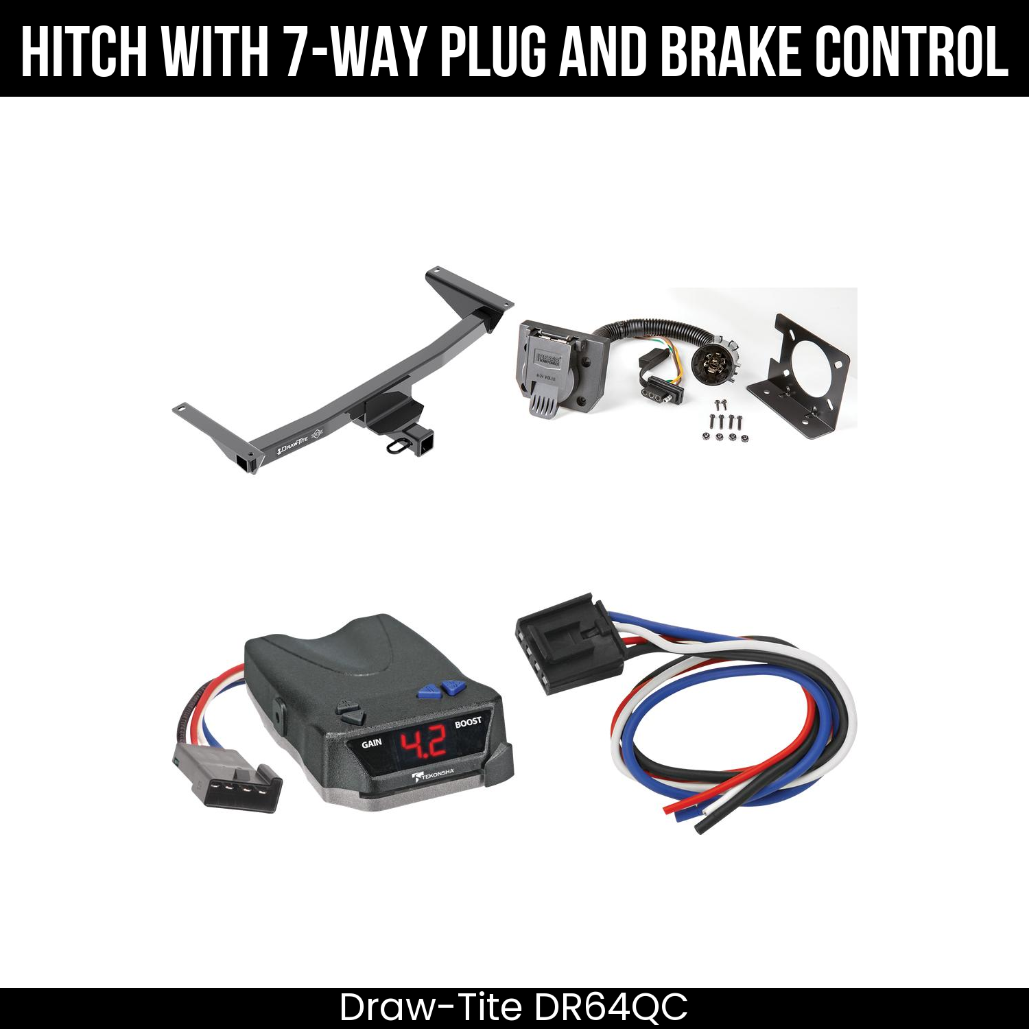 Trailer Hitch , 7-Way , Tekonsha Brake EVN Control