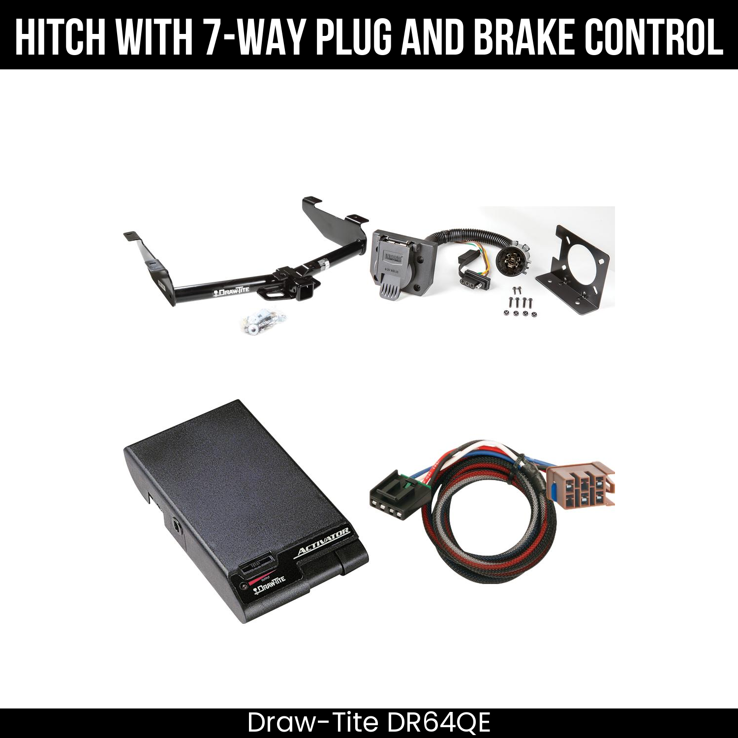 Trailer Hitch , 7-Way , Draw-Tite Activator Brake Control