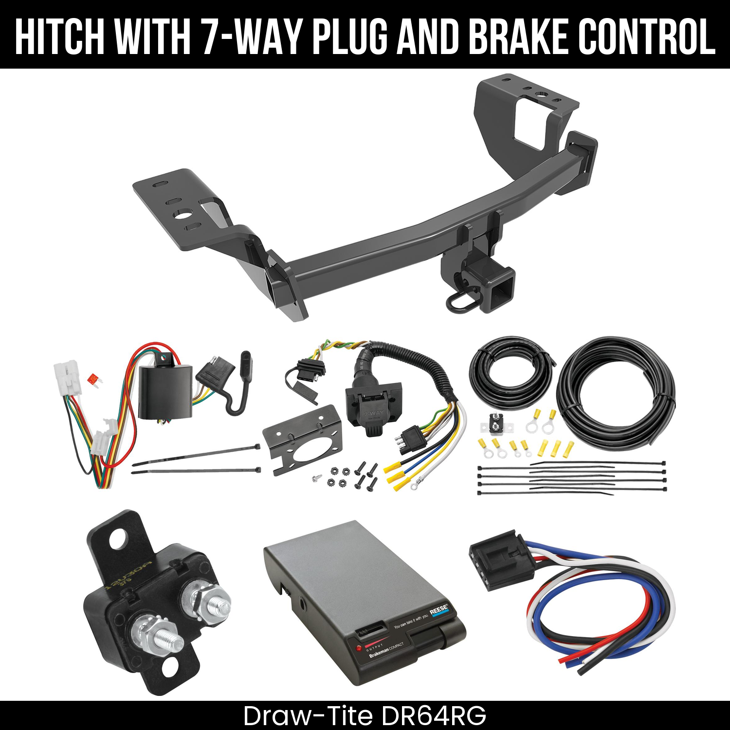 Trailer Hitch , 7-Way , Reese Brakeman Brake Control