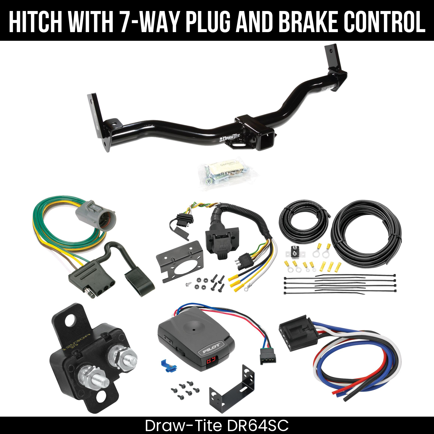 Trailer Hitch , 7-Way , Pro Series Pilot Brake Control