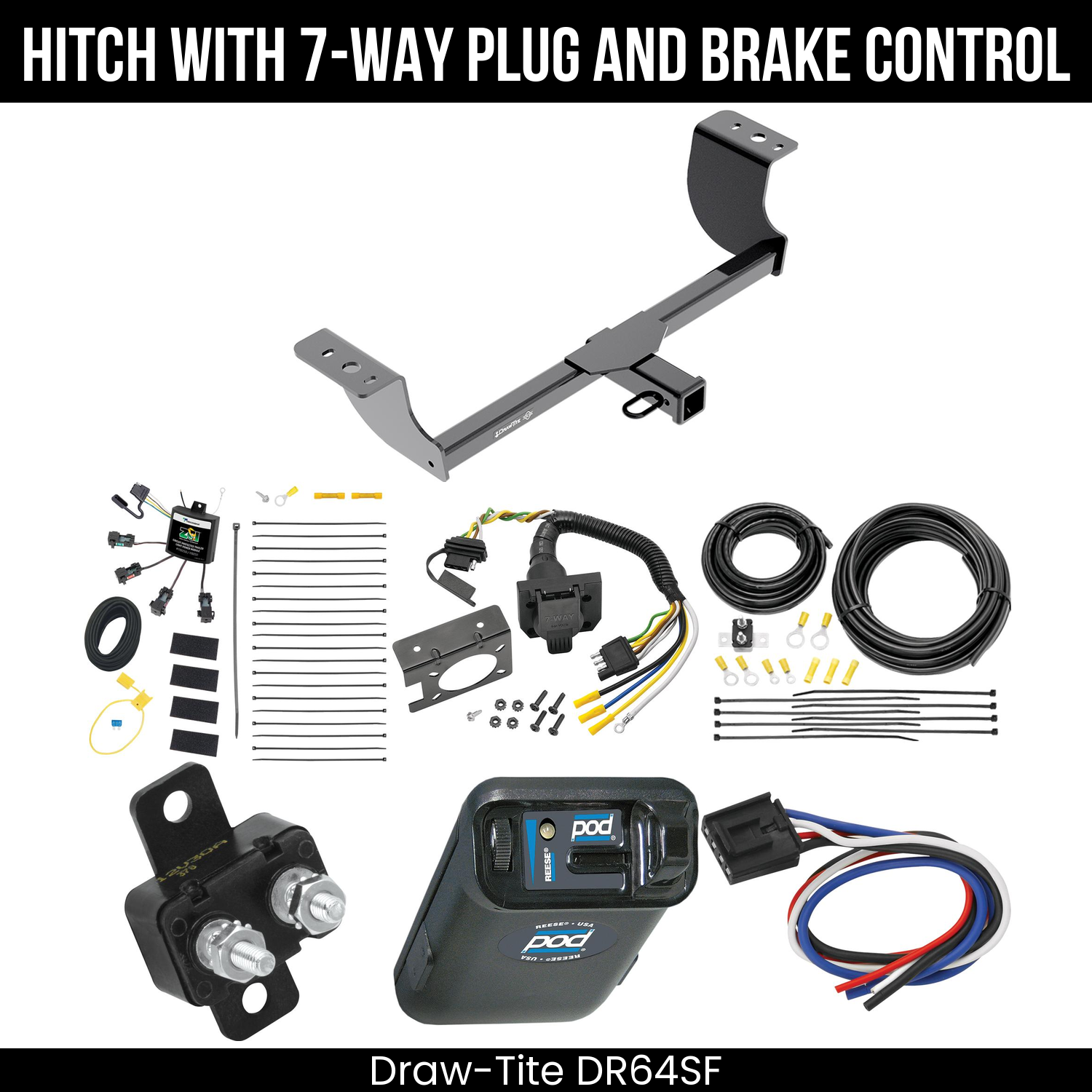 Trailer Hitch , 7-Way , Reese POD Brake Control