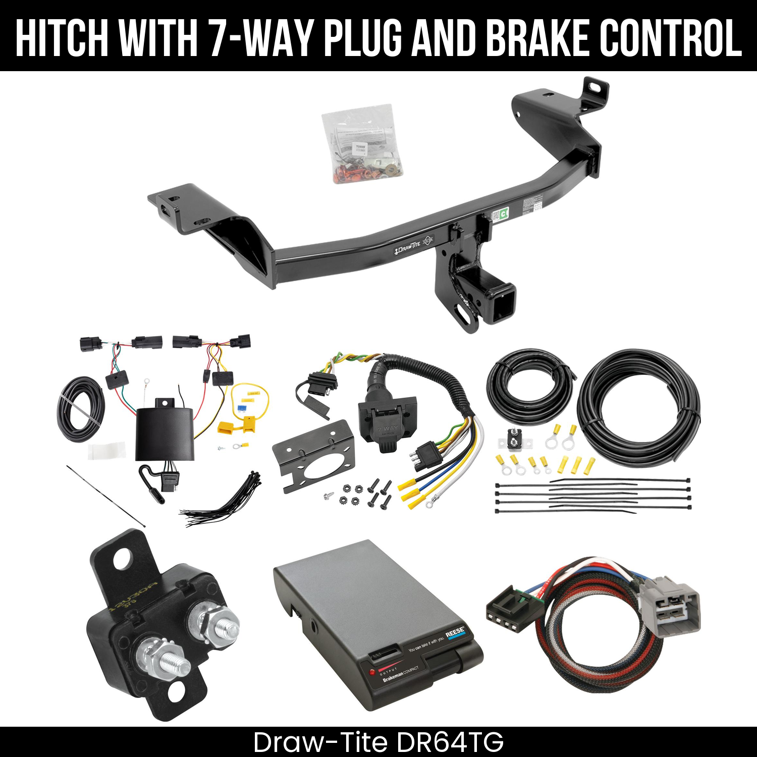 Trailer Hitch , 7-Way , Reese Brakeman Brake Control