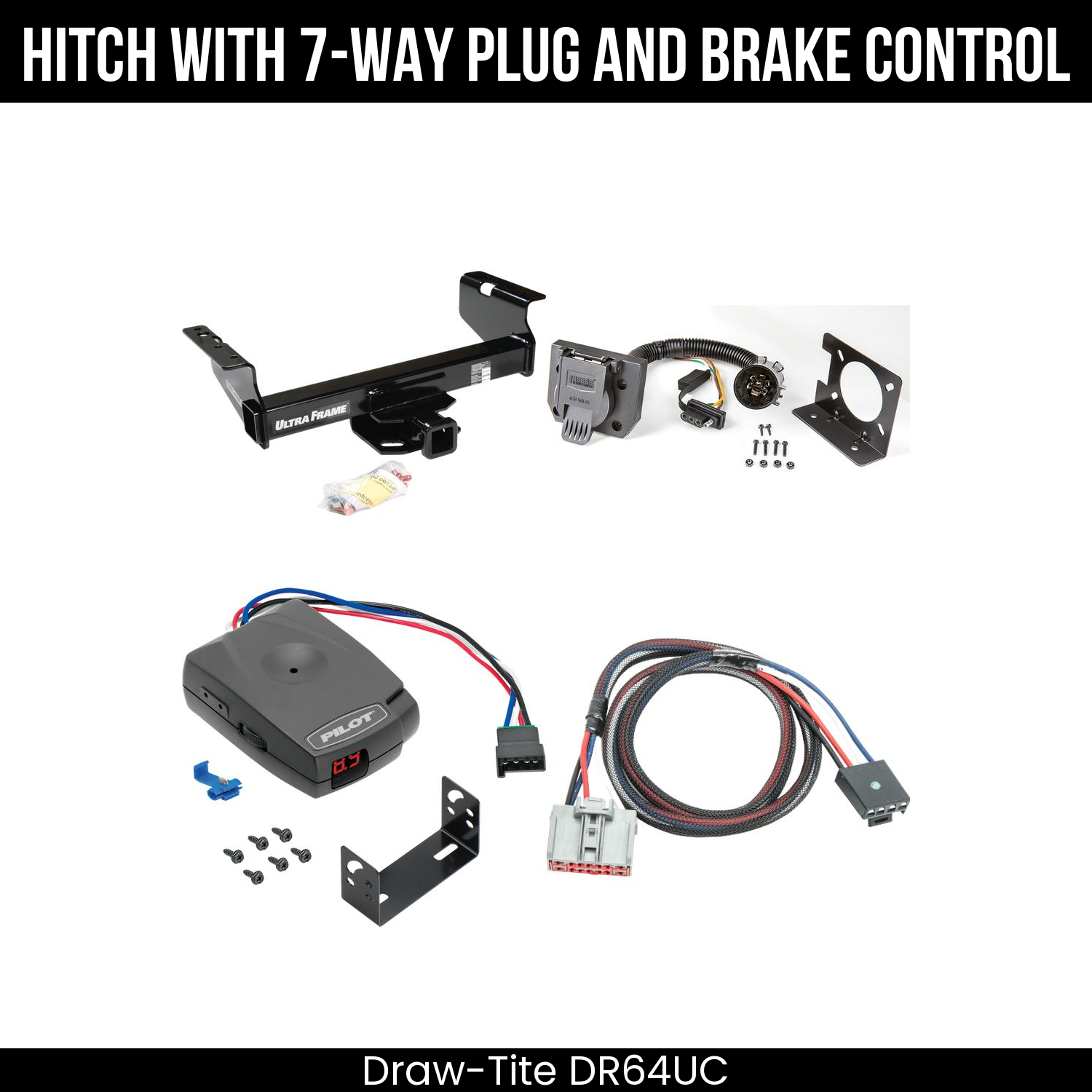 Trailer Hitch , 7-Way , Pro Series Pilot Brake Control